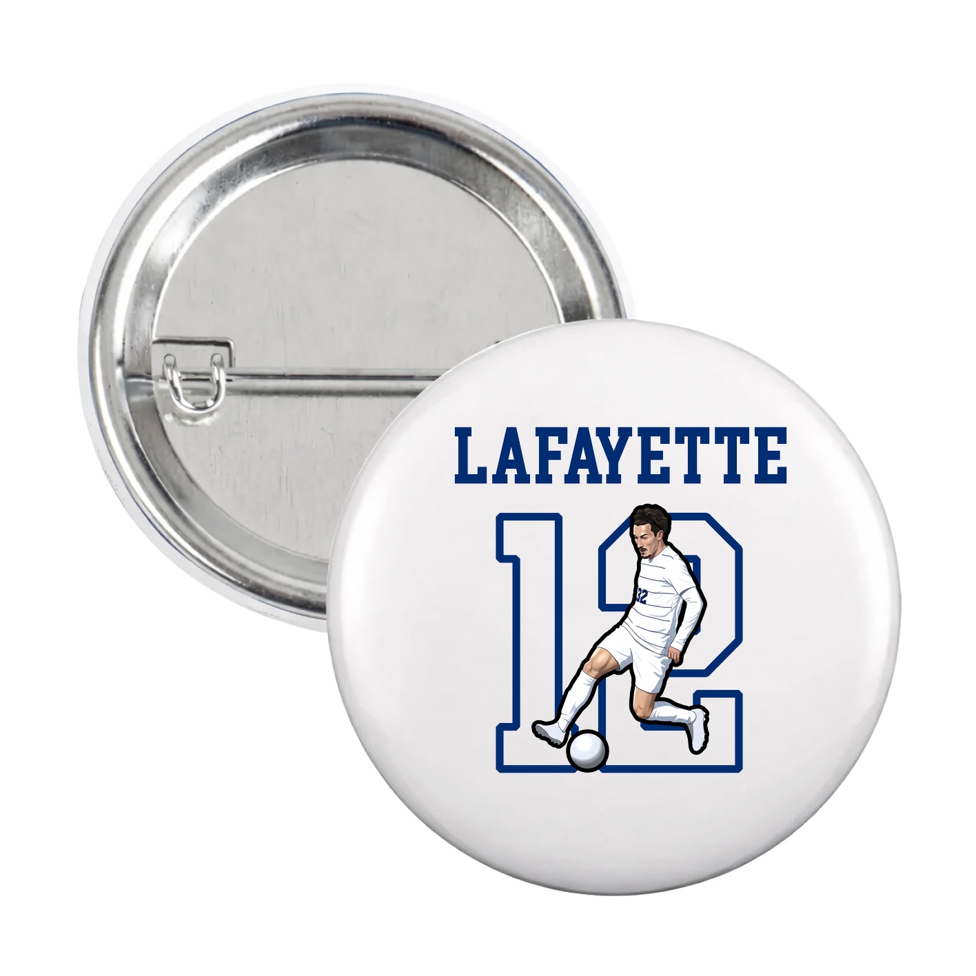 Game Day Button — Shirsey in White