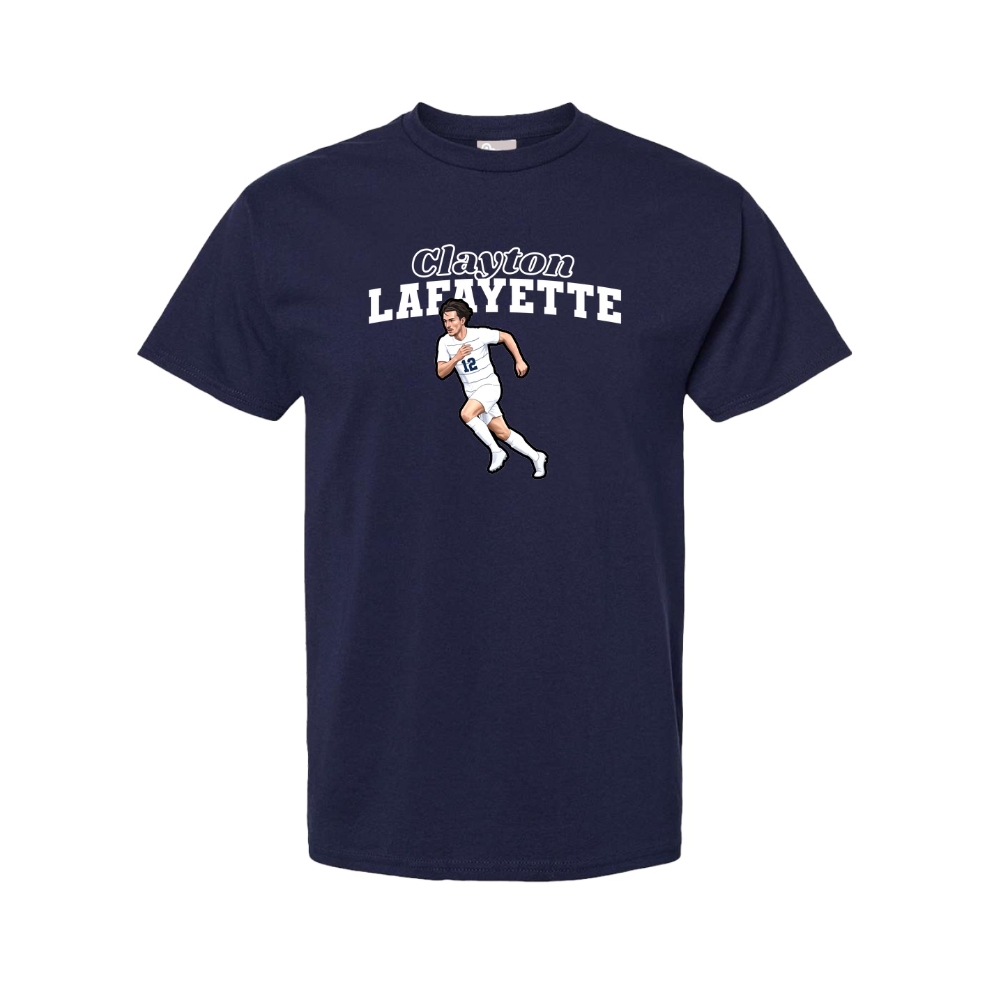 Tee — Name Arch in Navy