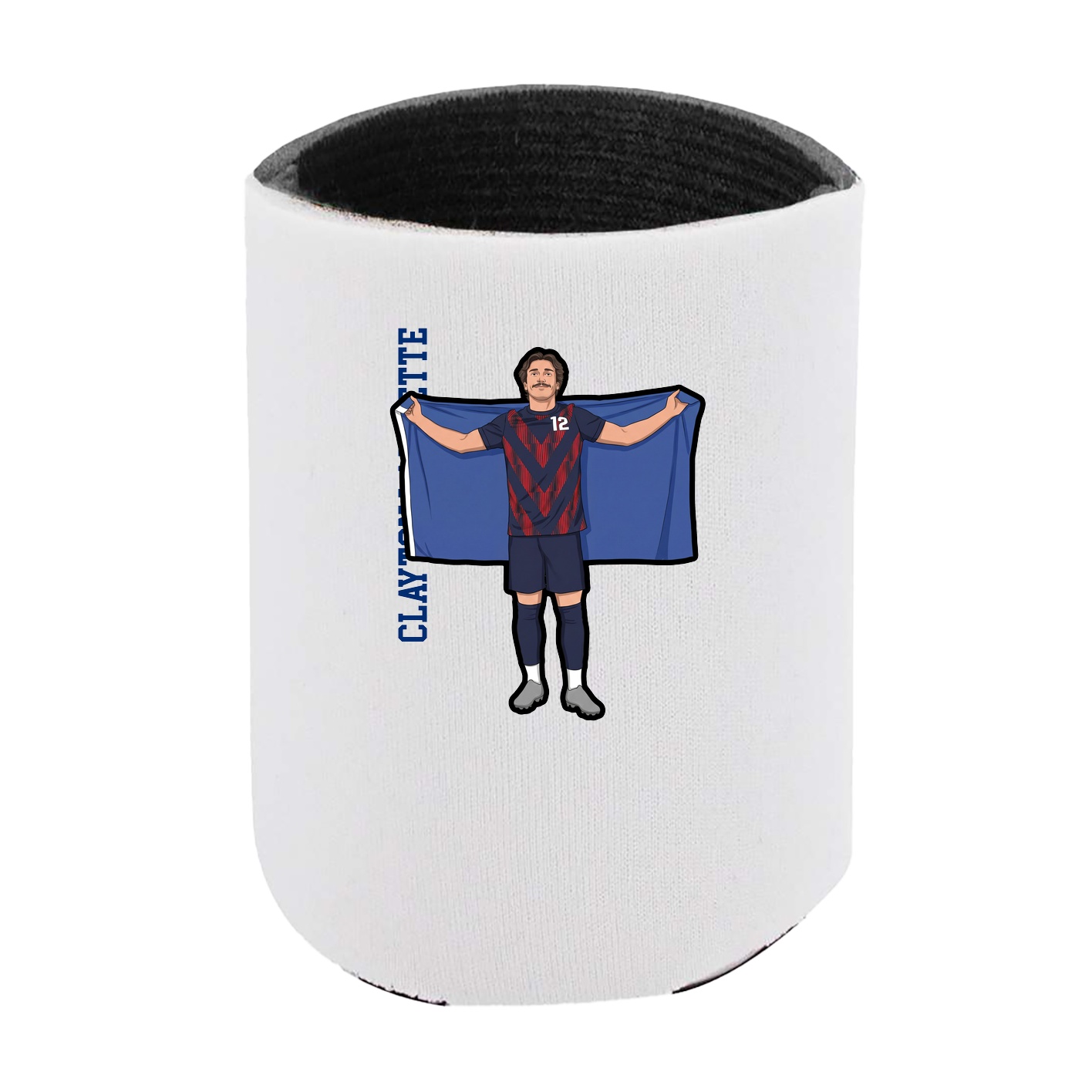 Can Holder — Name Vertical in White