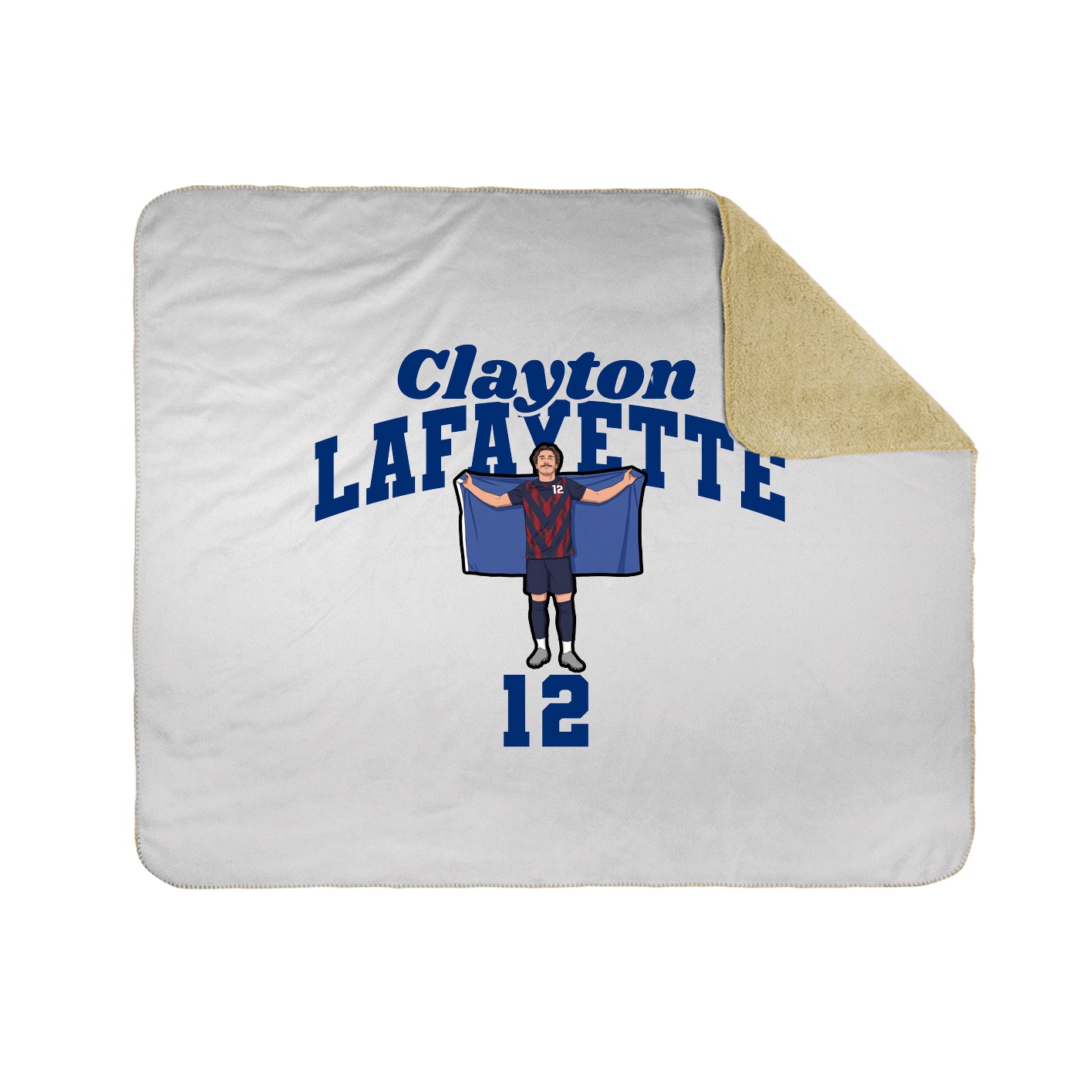 Throw Blanket — Signature Arch in White