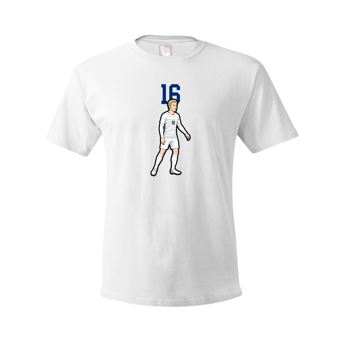 Tee — Number Top in White