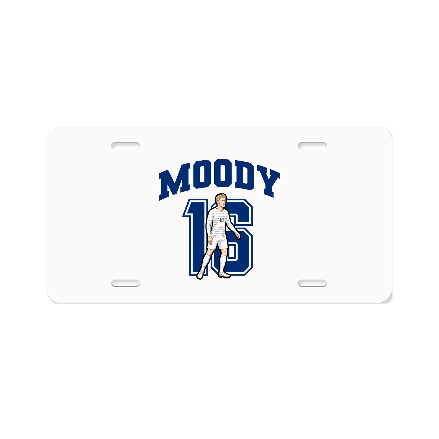 License Plate — Number in Classic