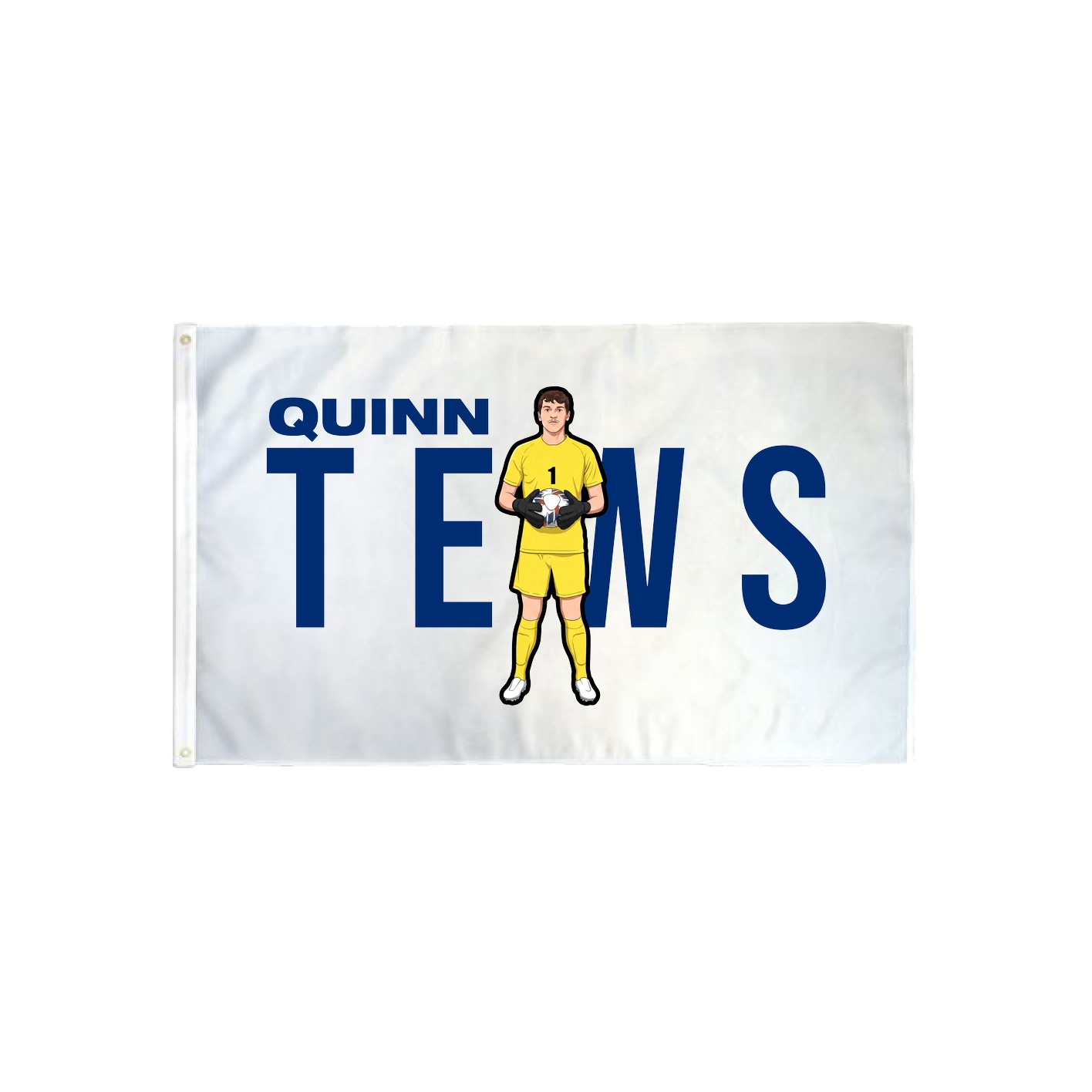 3x5 Flag — Player Name in Classic
