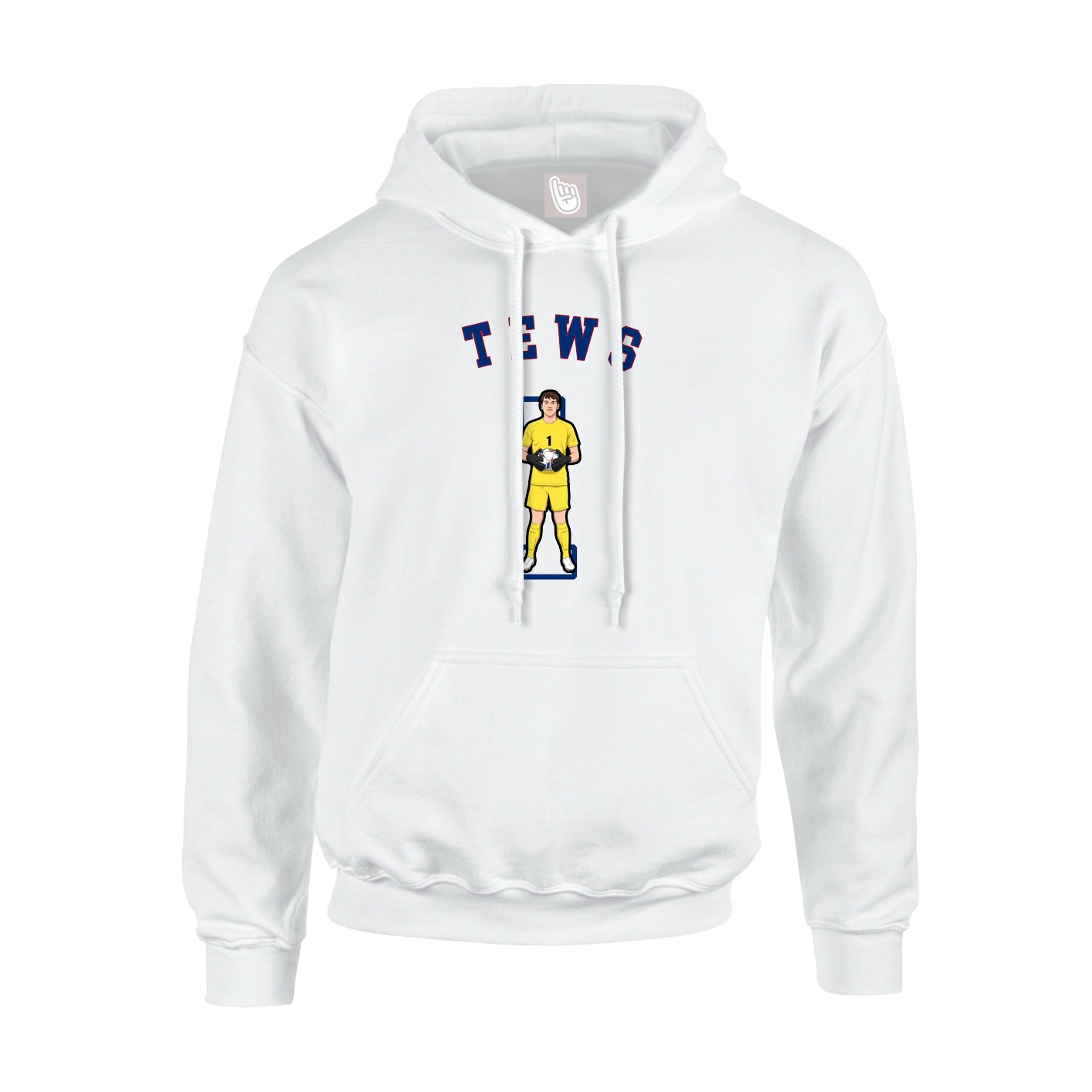 Youth Hoodie — Shirsey Arch in White