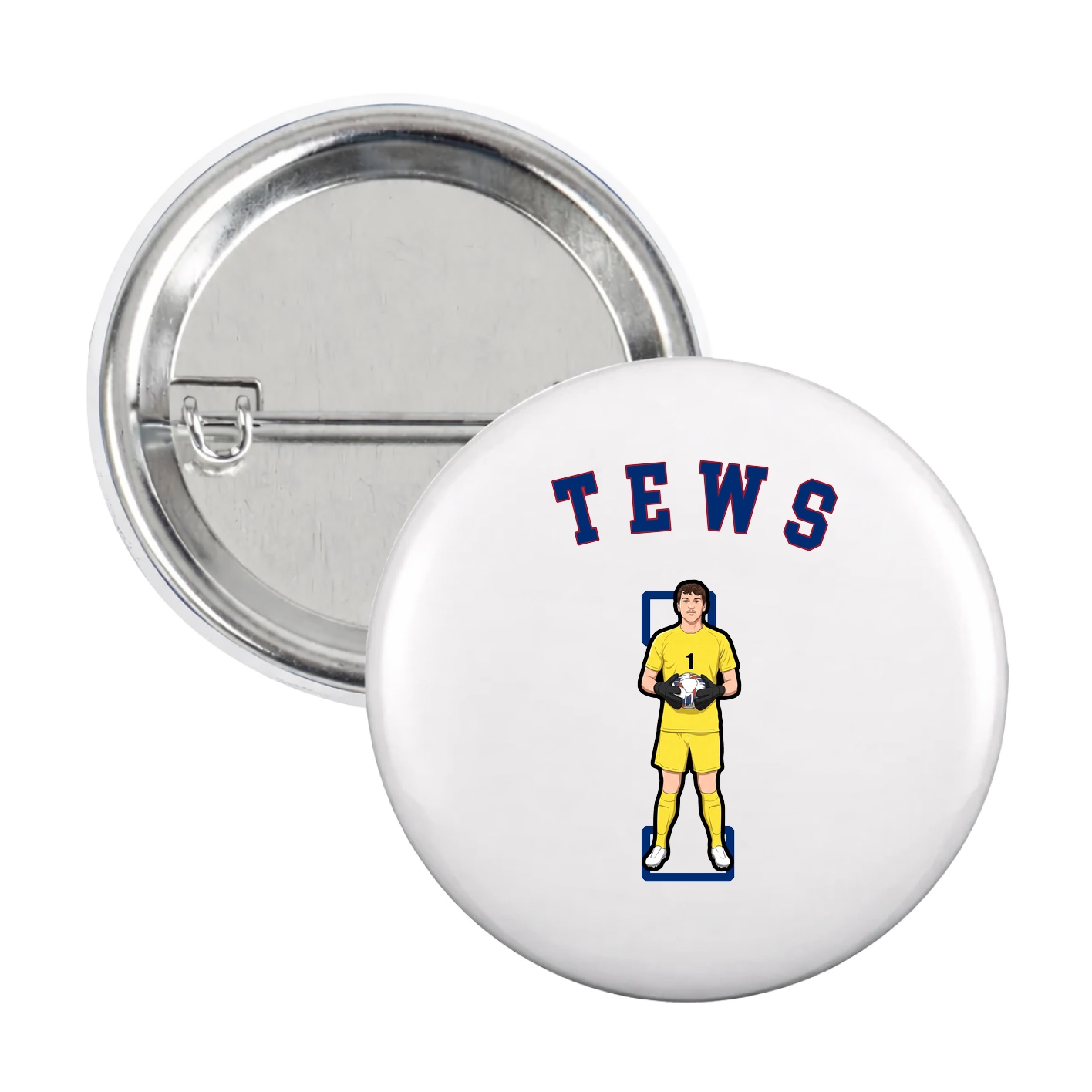 Game Day Button — Shirsey Arch in White