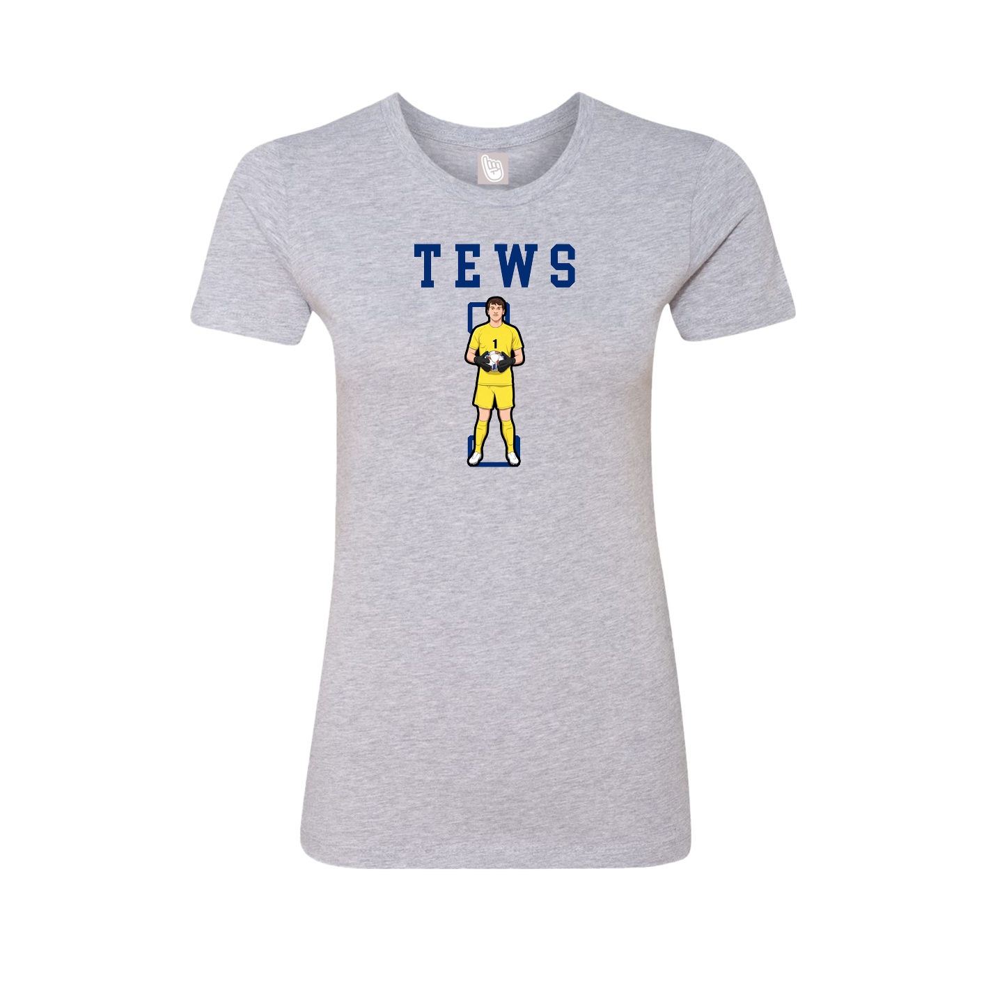 Fitted Women's Tee — Shirsey in Grey