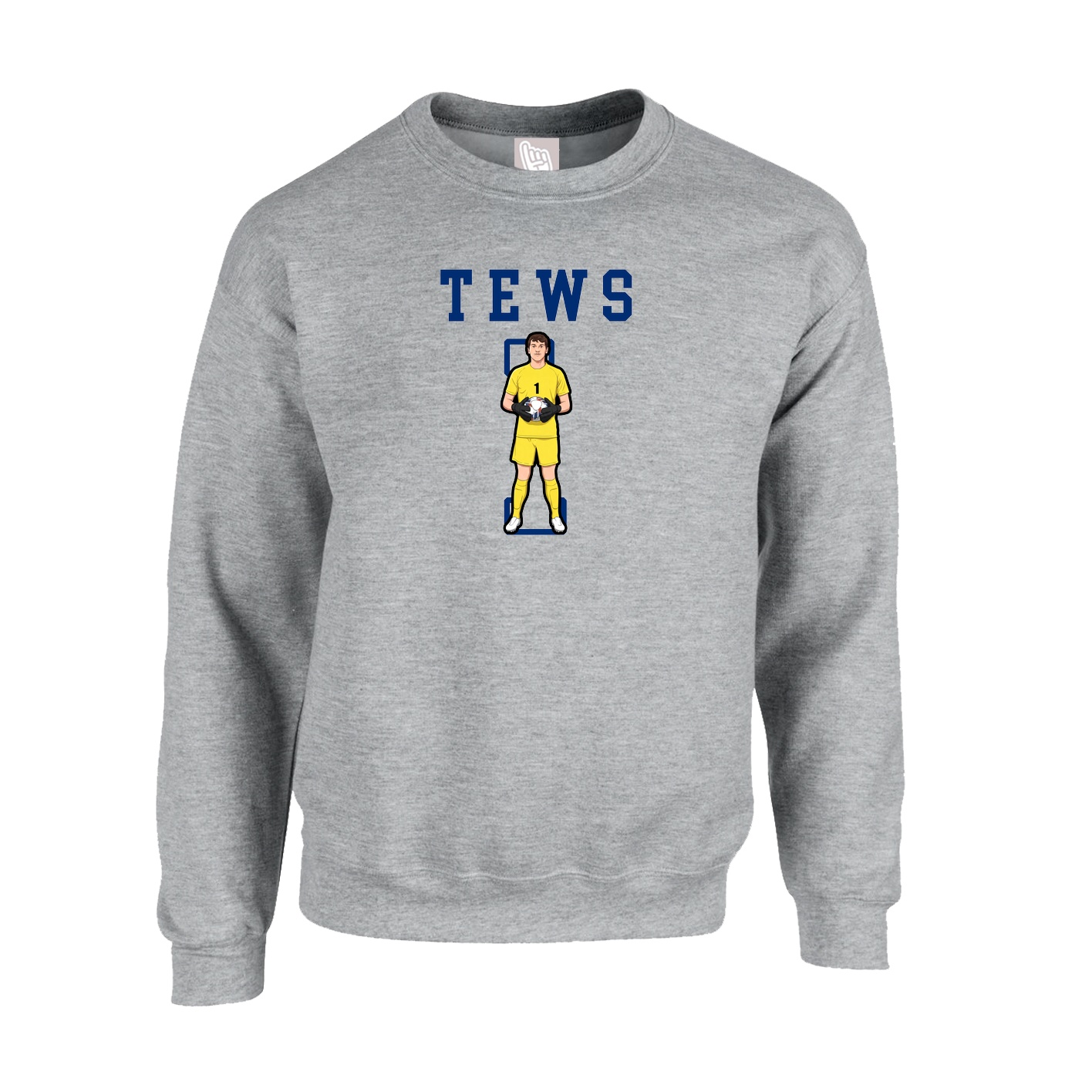 Fleece Crew — Shirsey in Grey