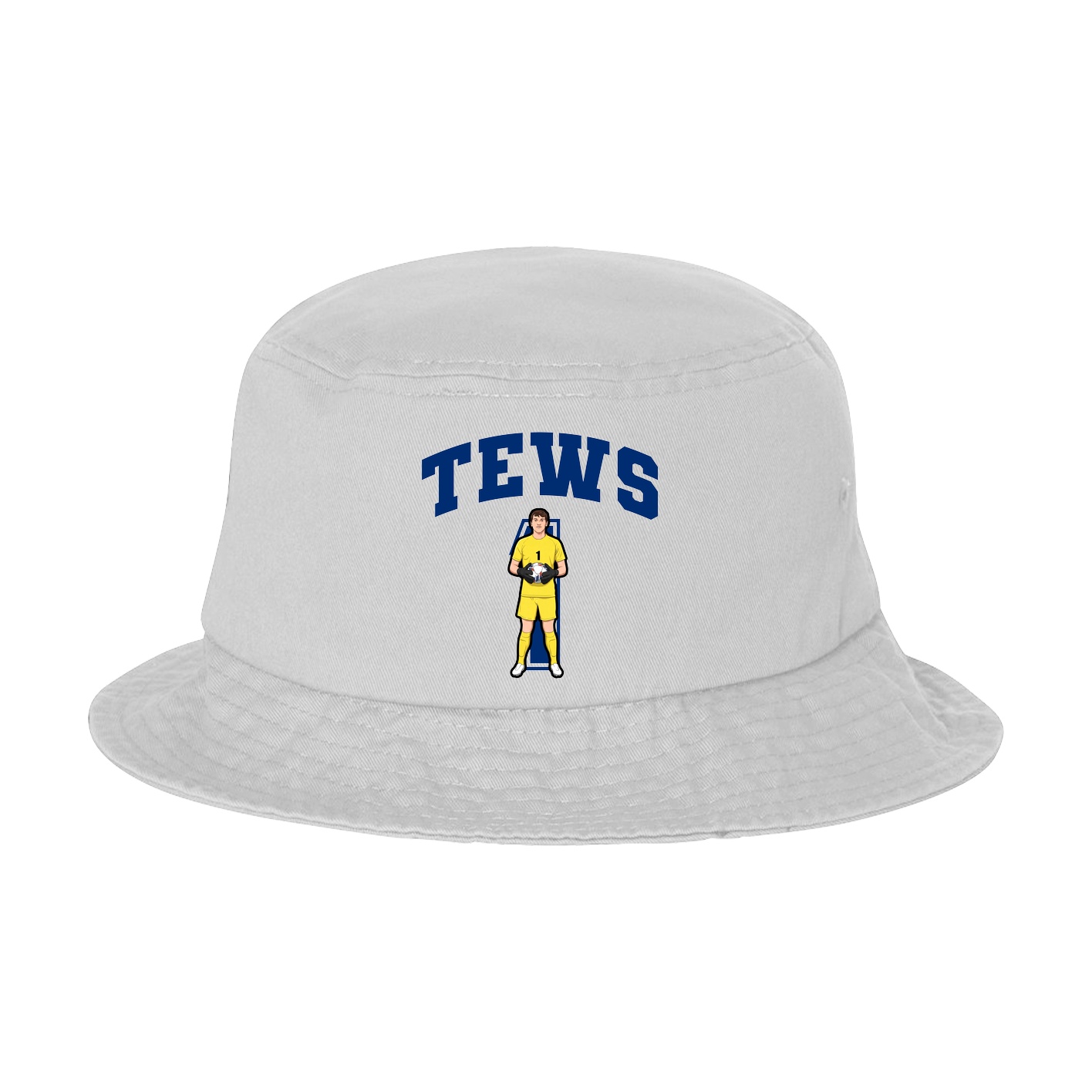 Bucket Cap — Number in White