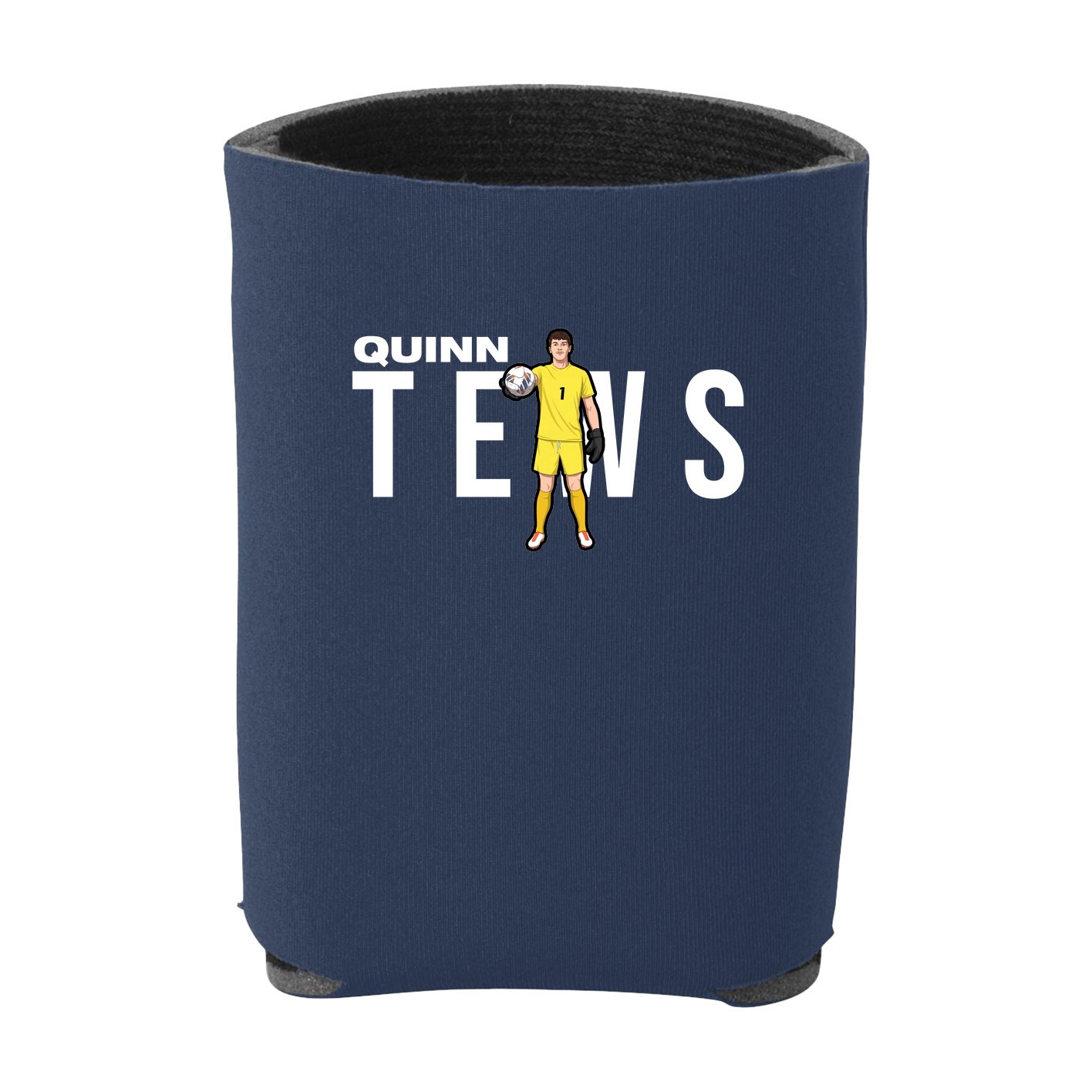 Can Holder — Player Name in Navy