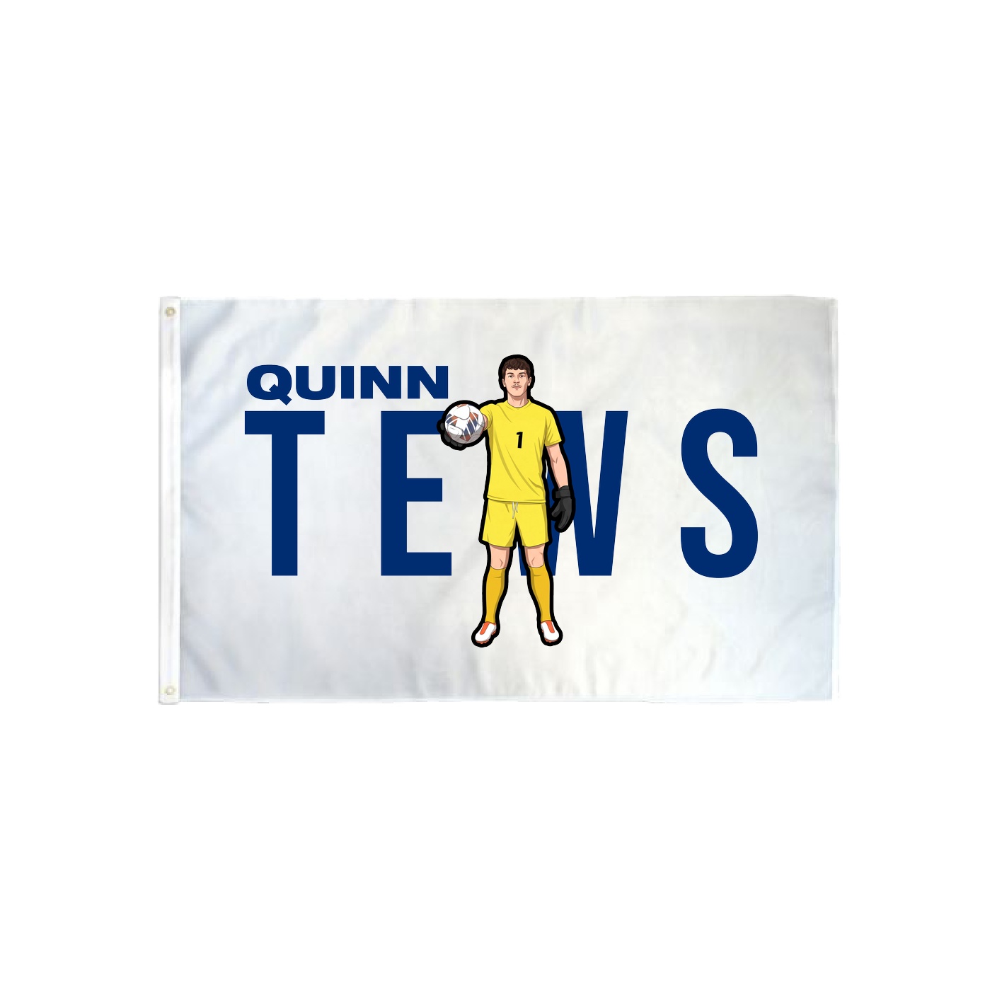 3x5 Flag — Player Name in Classic