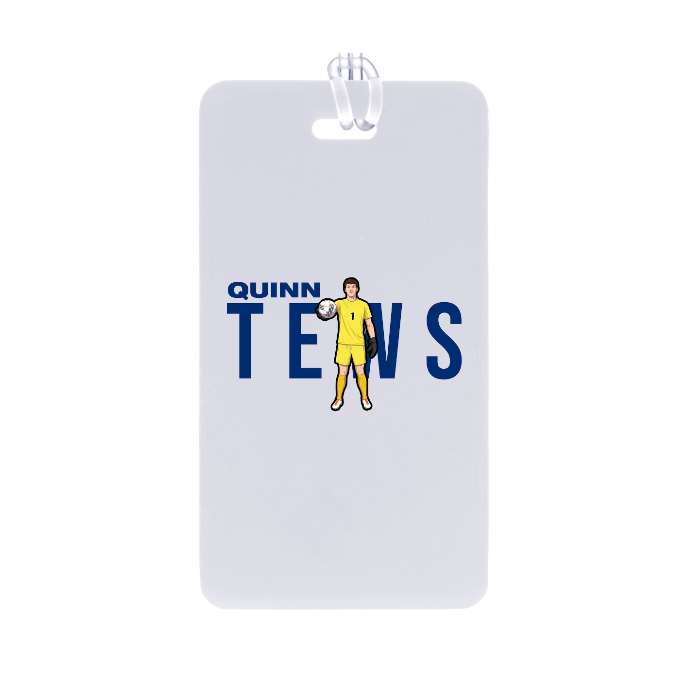 Bag Tag — Player Name in Classic