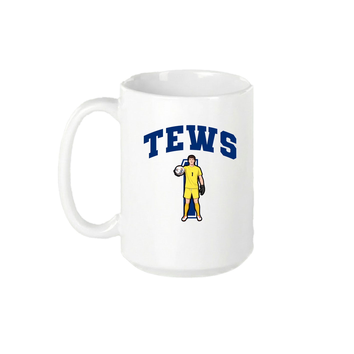 15oz Coffee Mug — Number in White