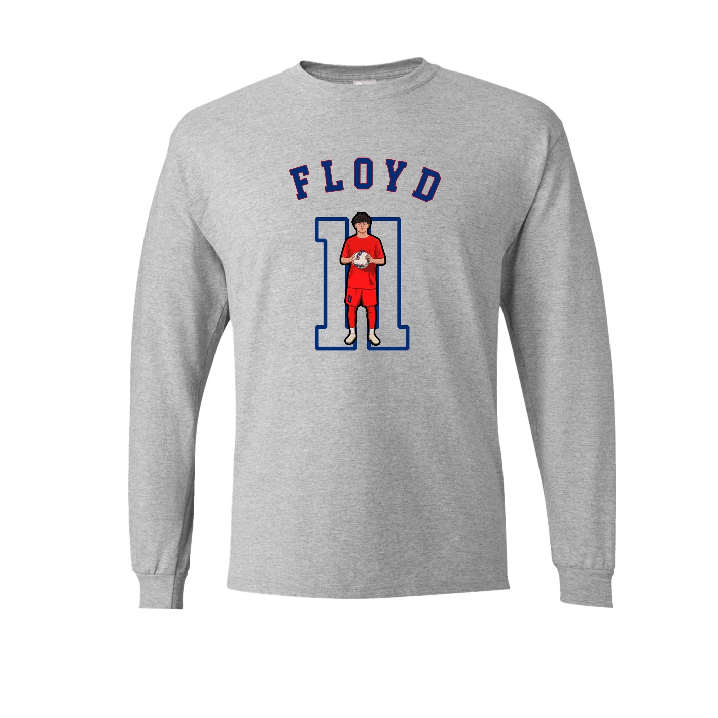 Long Sleeve Tee — Shirsey Arch in Grey