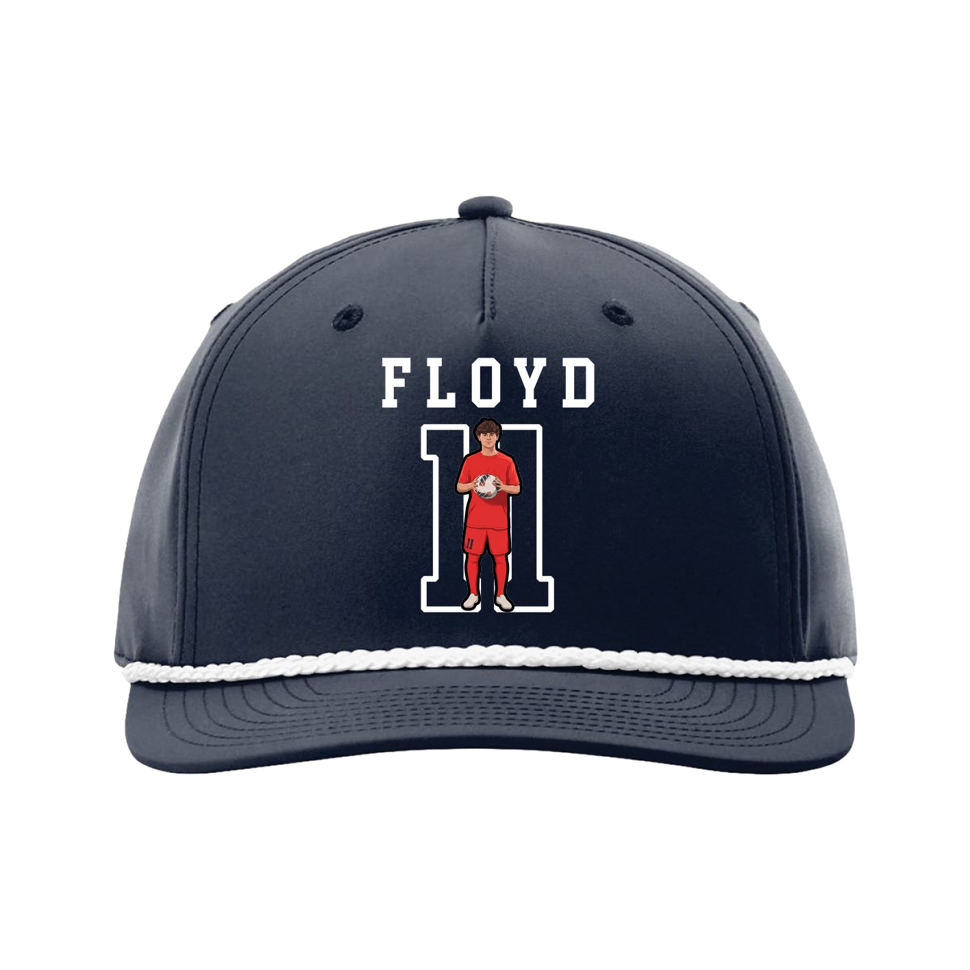 Five-Panel Classic Rope Cap — Shirsey in Navy