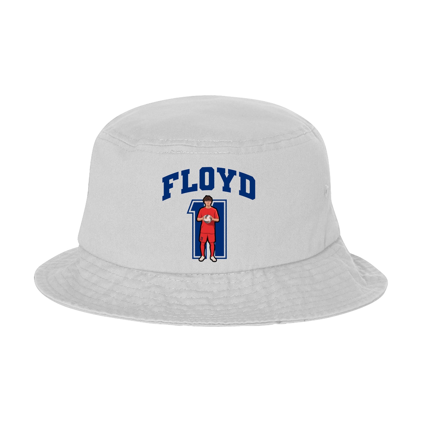 Bucket Cap — Number in White