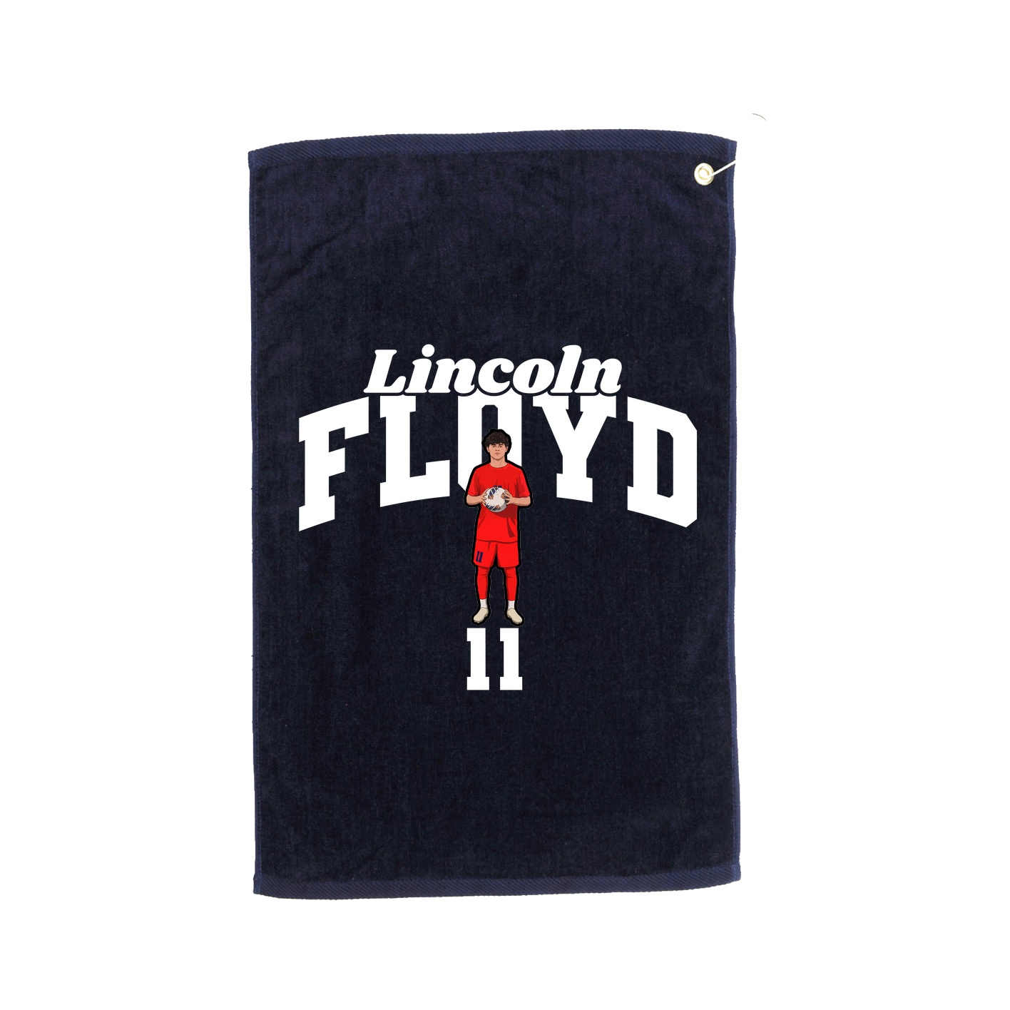 Golf Towel — Signature Arch in Navy