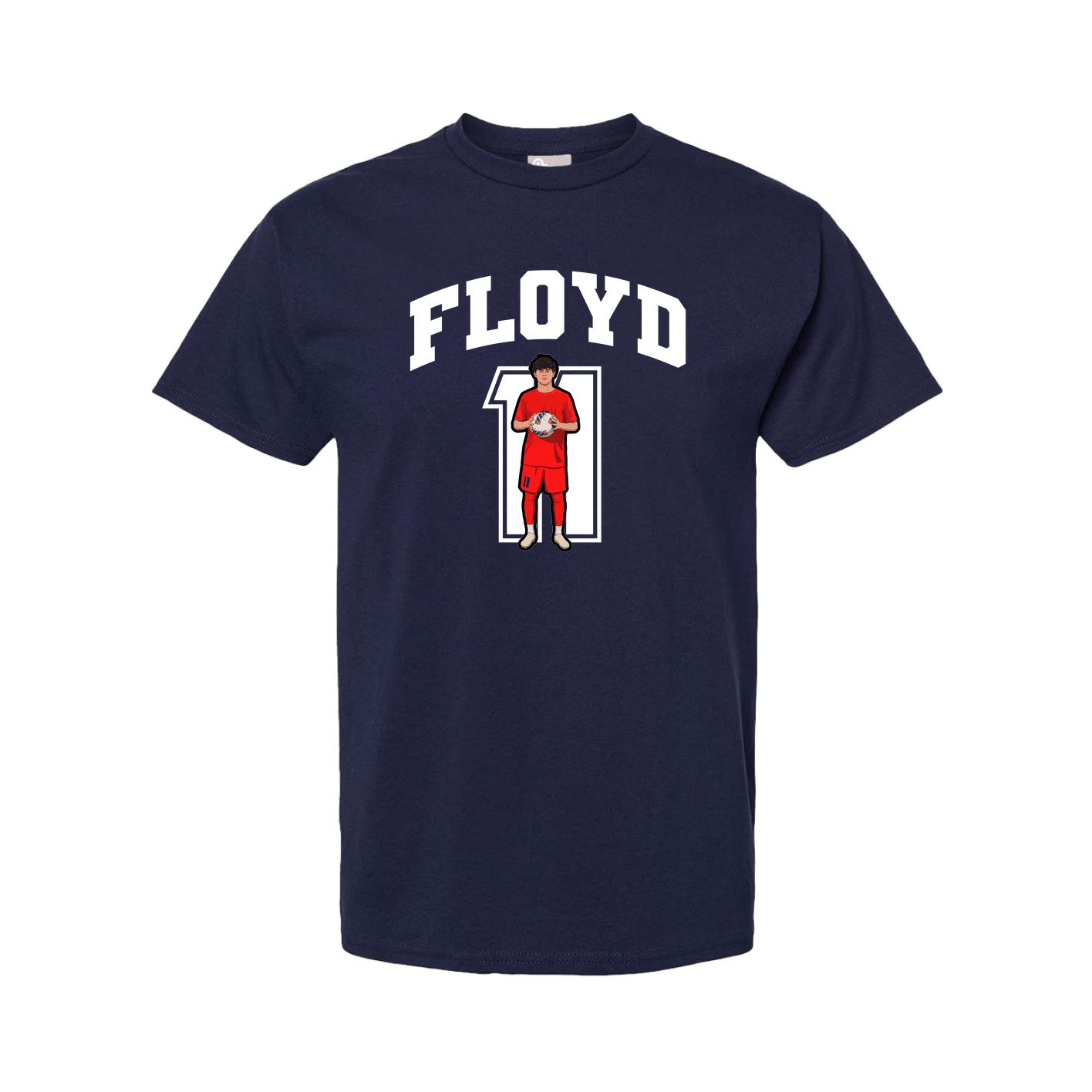 Tee — Number in Navy