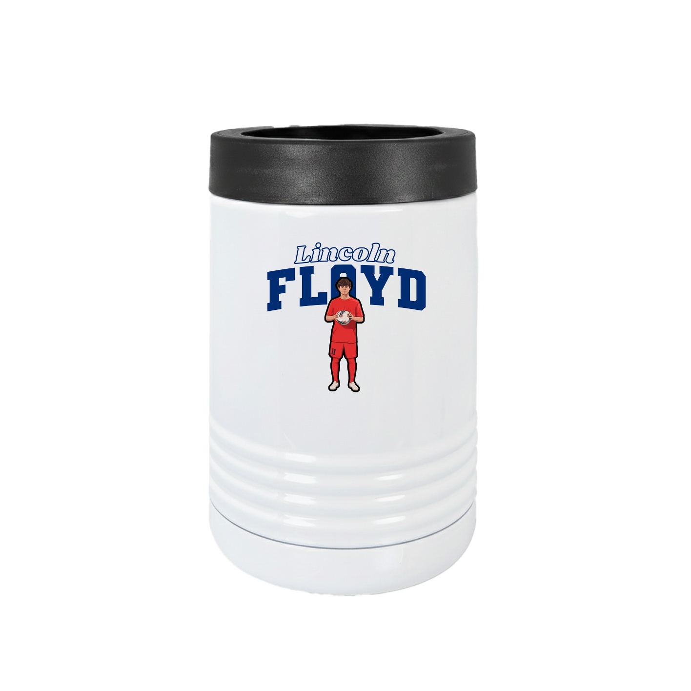 Beverage Holder — Name Arch in White