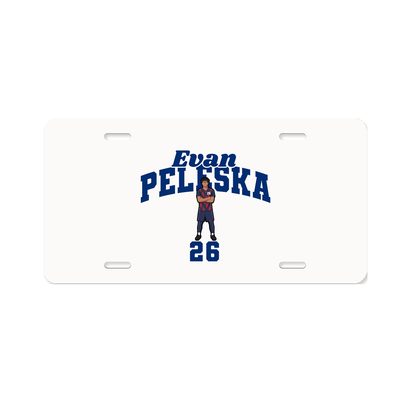 License Plate — Signature Arch in Classic