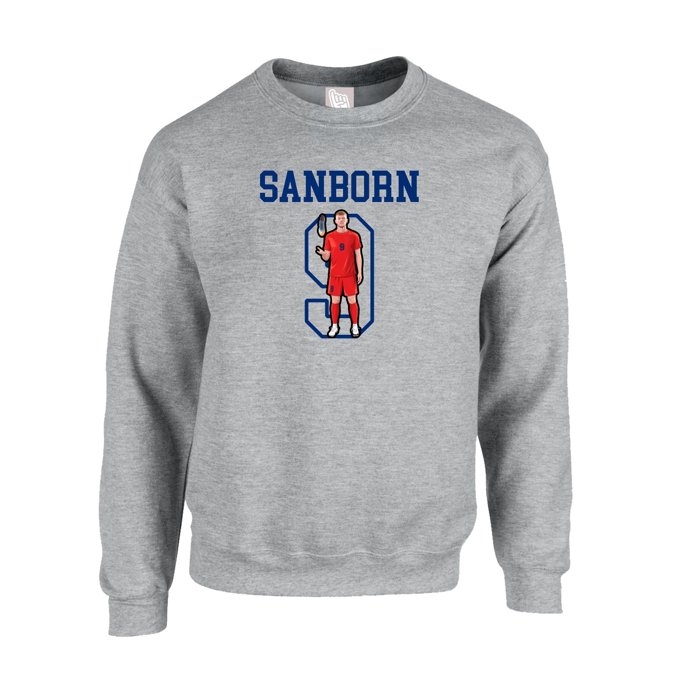 Fleece Crew — Shirsey in Grey