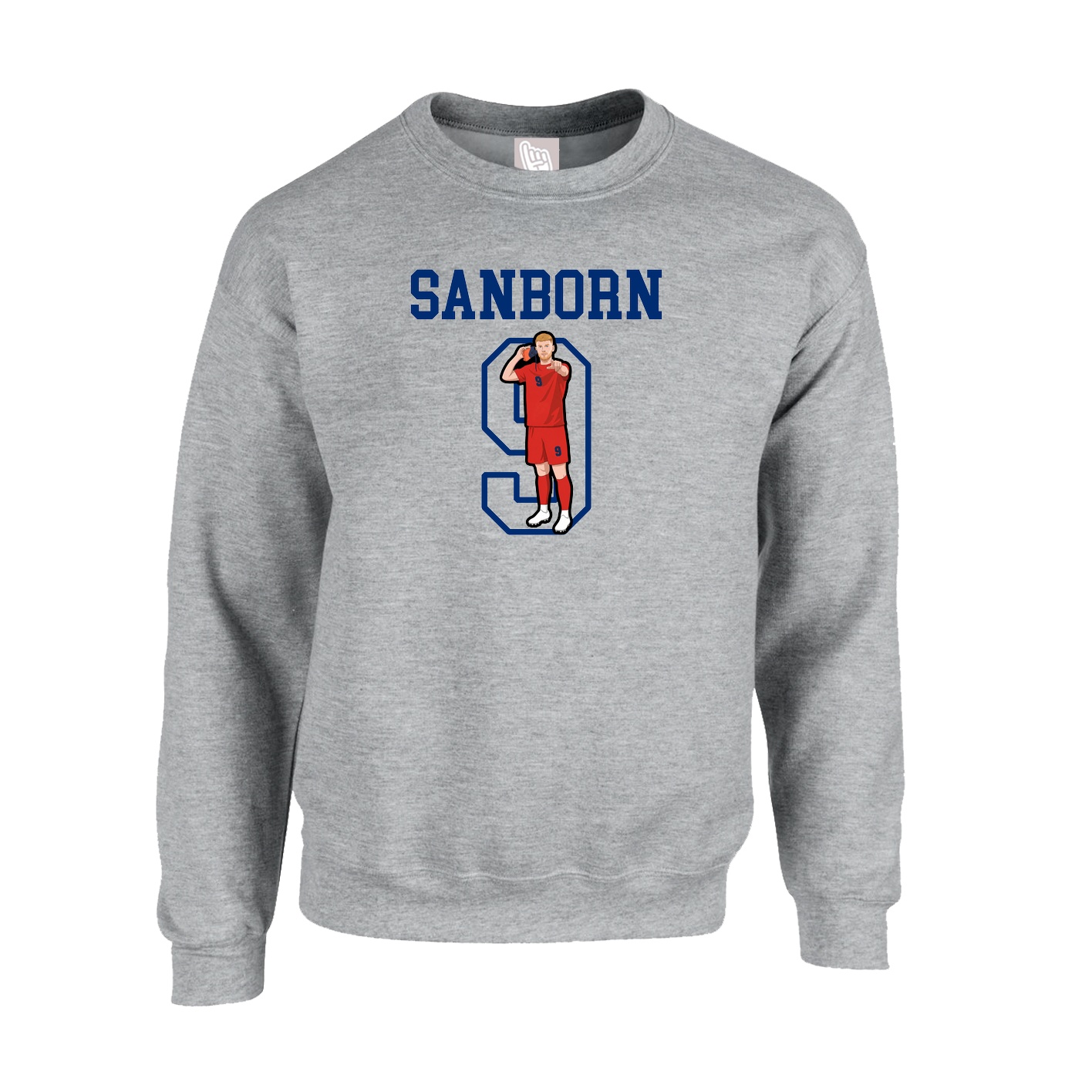 Fleece Crew — Shirsey in Grey