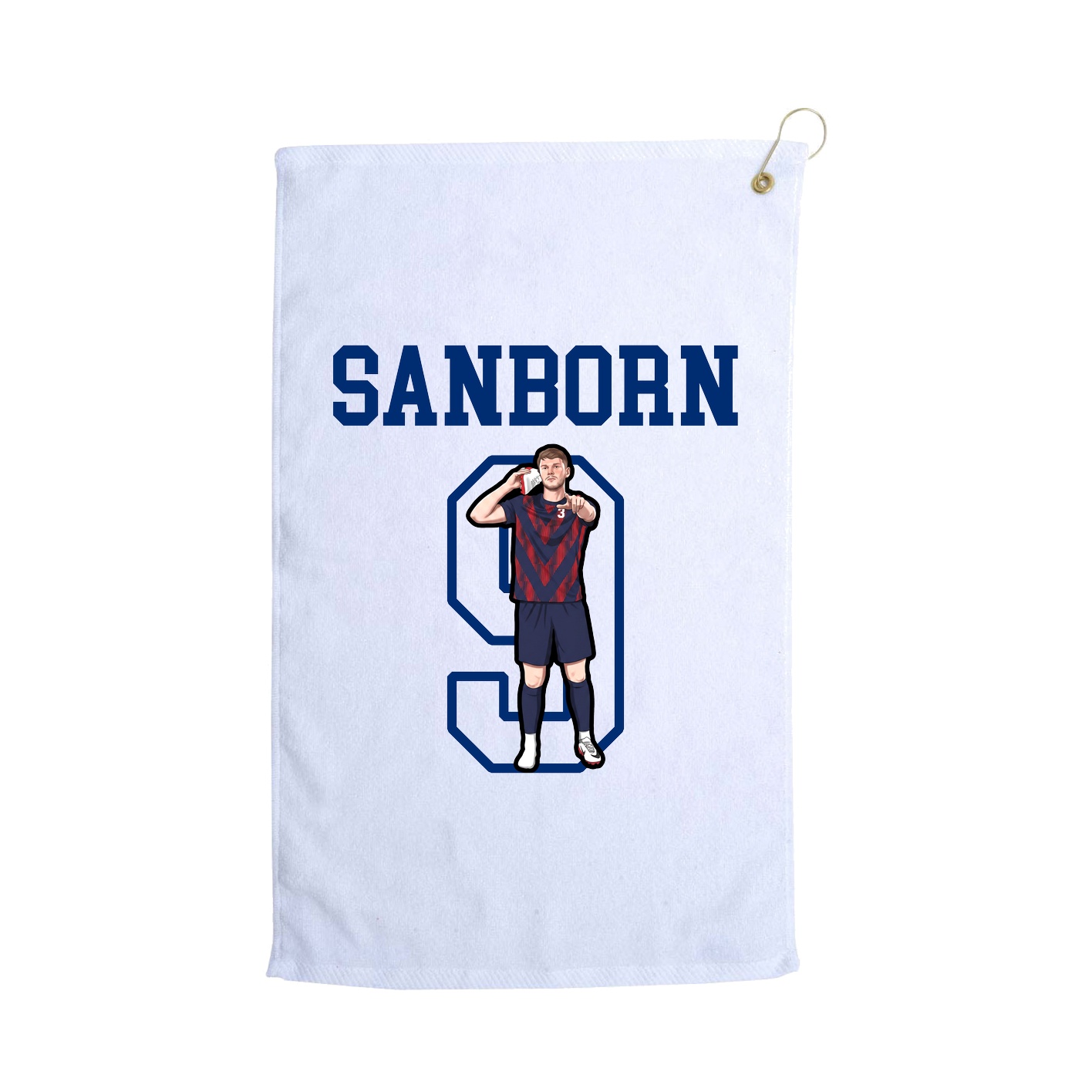 Golf Towel — Shirsey in White
