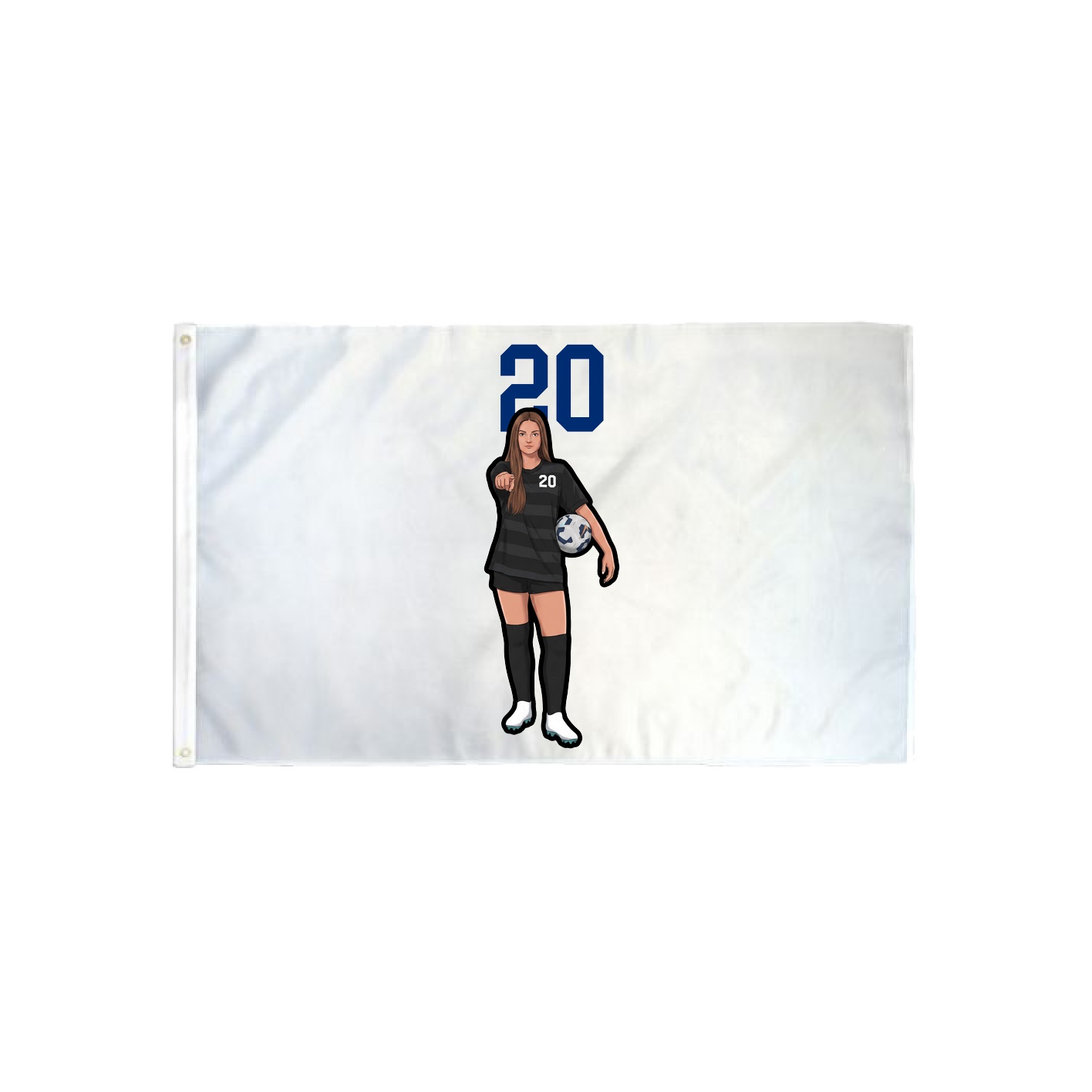 3x5 Flag — Number Top in Classic