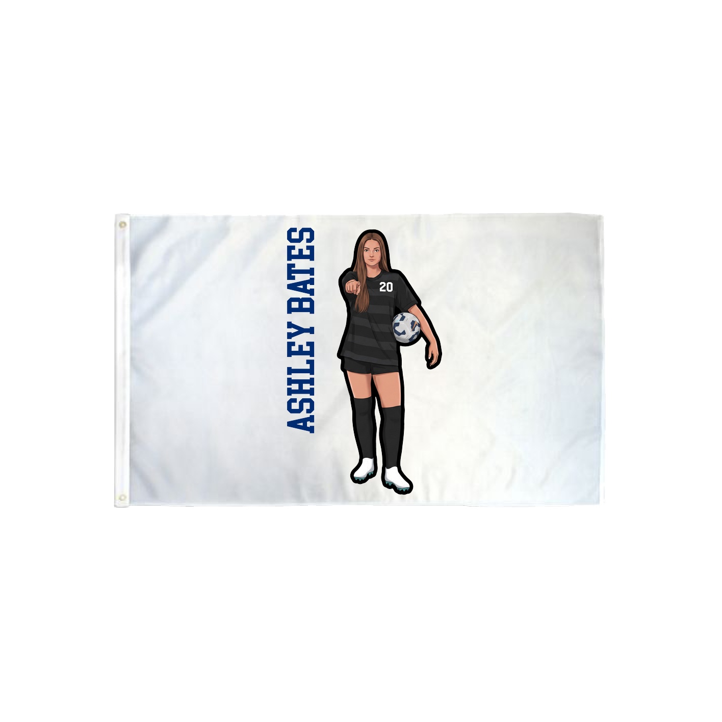 3x5 Flag — Name Vertical in Classic