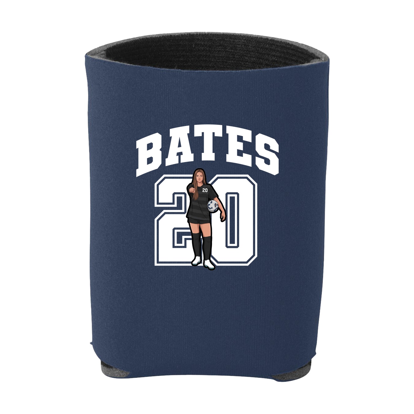 Can Holder — Number in Navy