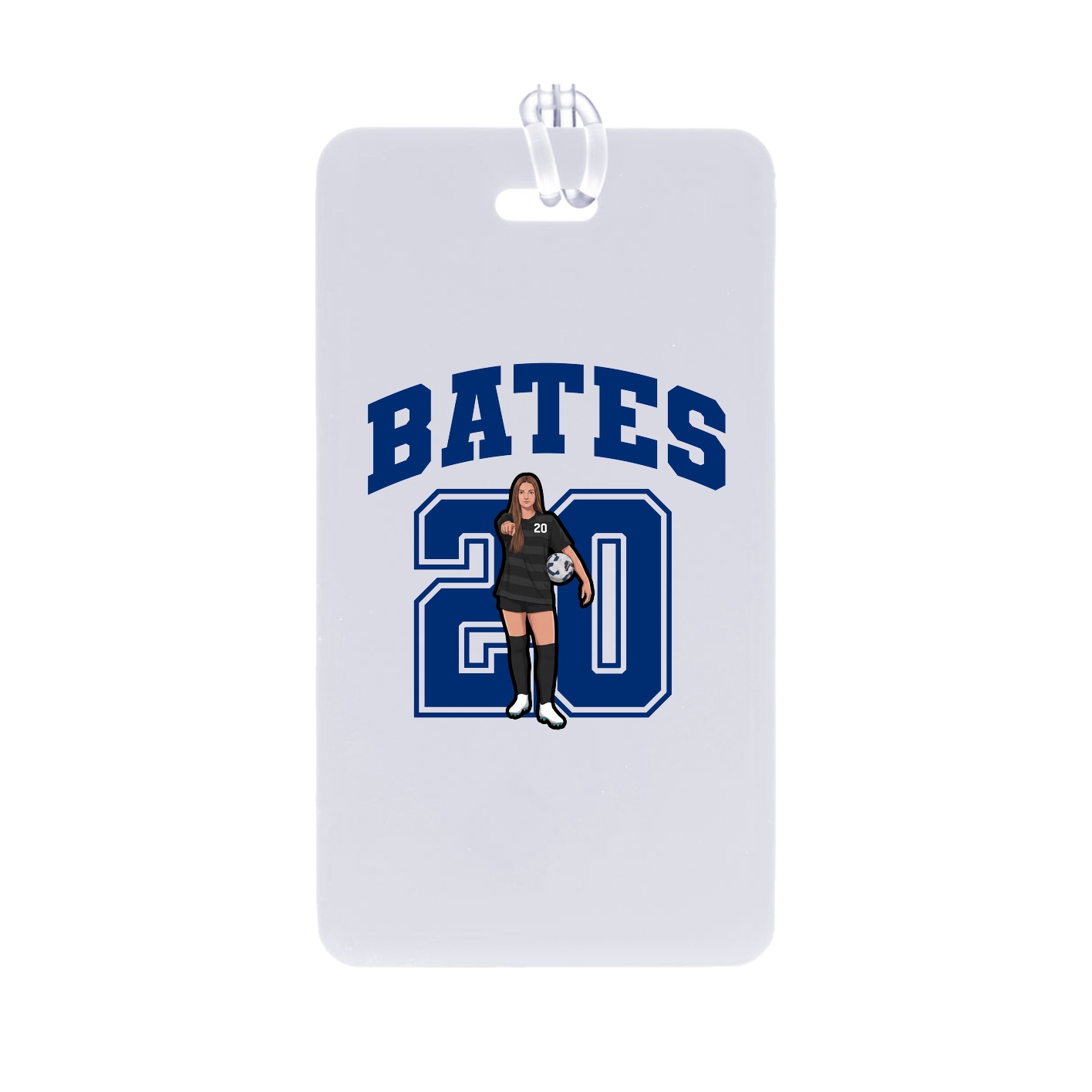 Bag Tag — Number in Classic