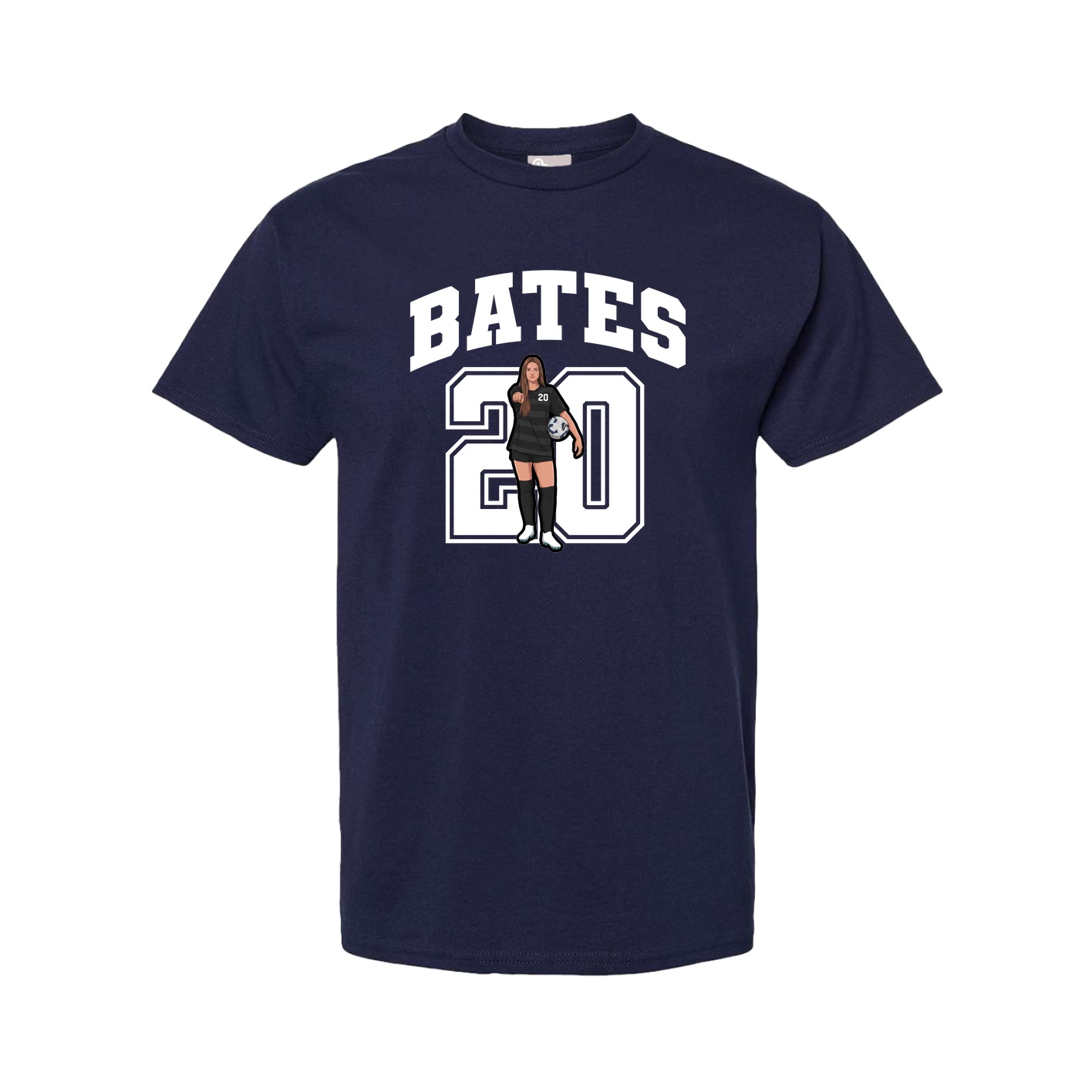 Tee — Number in Navy