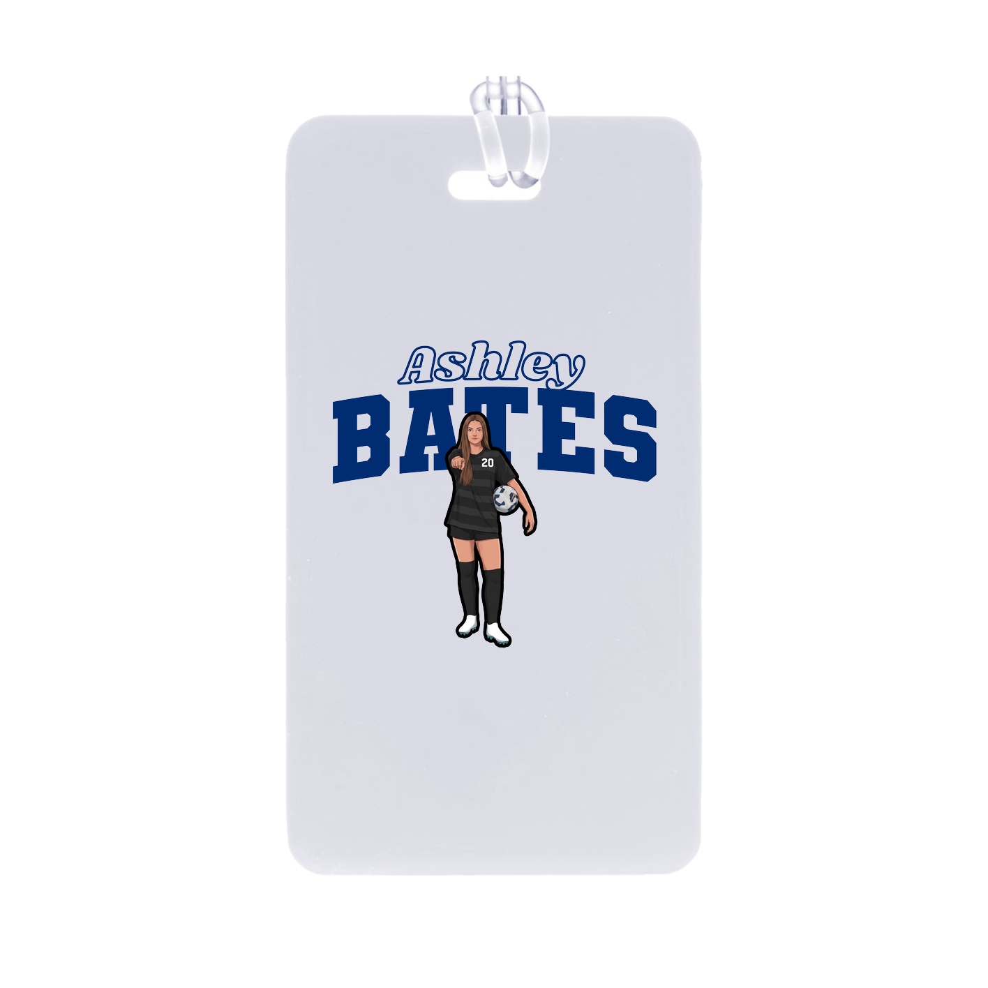 Bag Tag — Name Arch in Classic