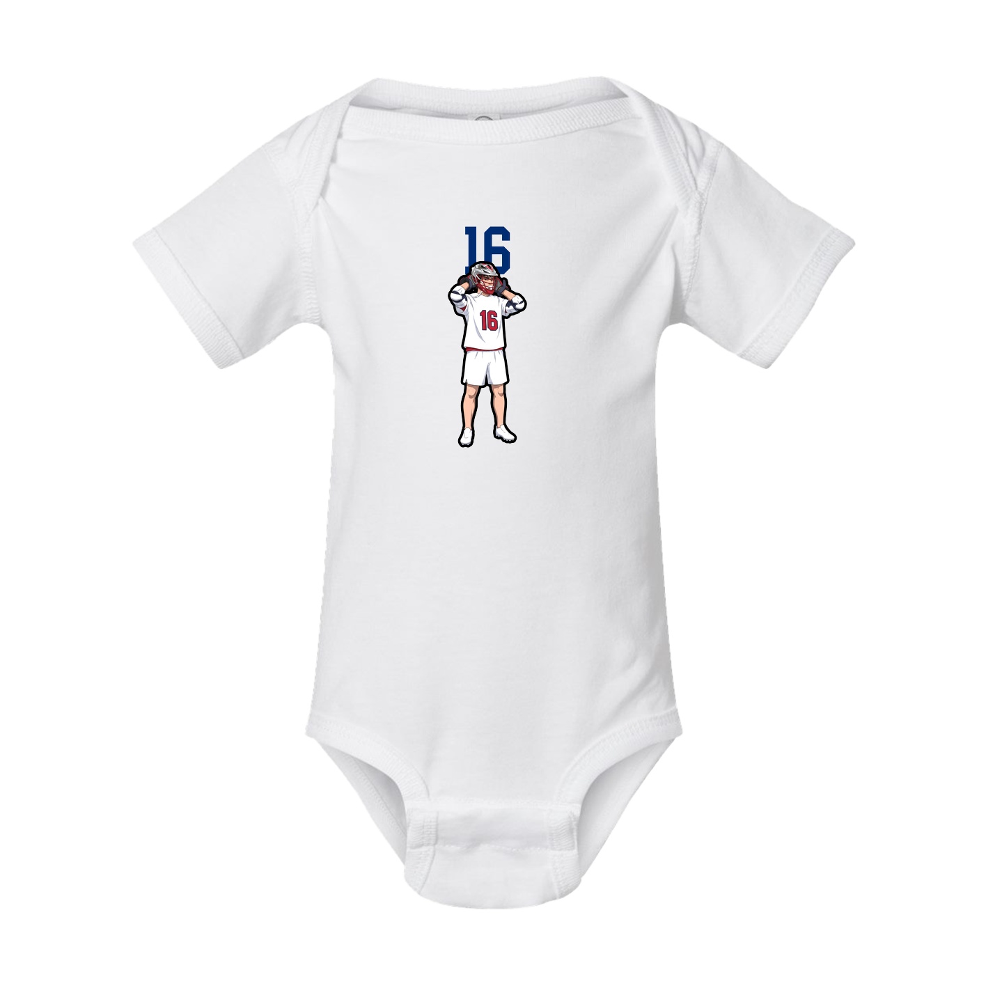 Baby Onesie — Number Top in White