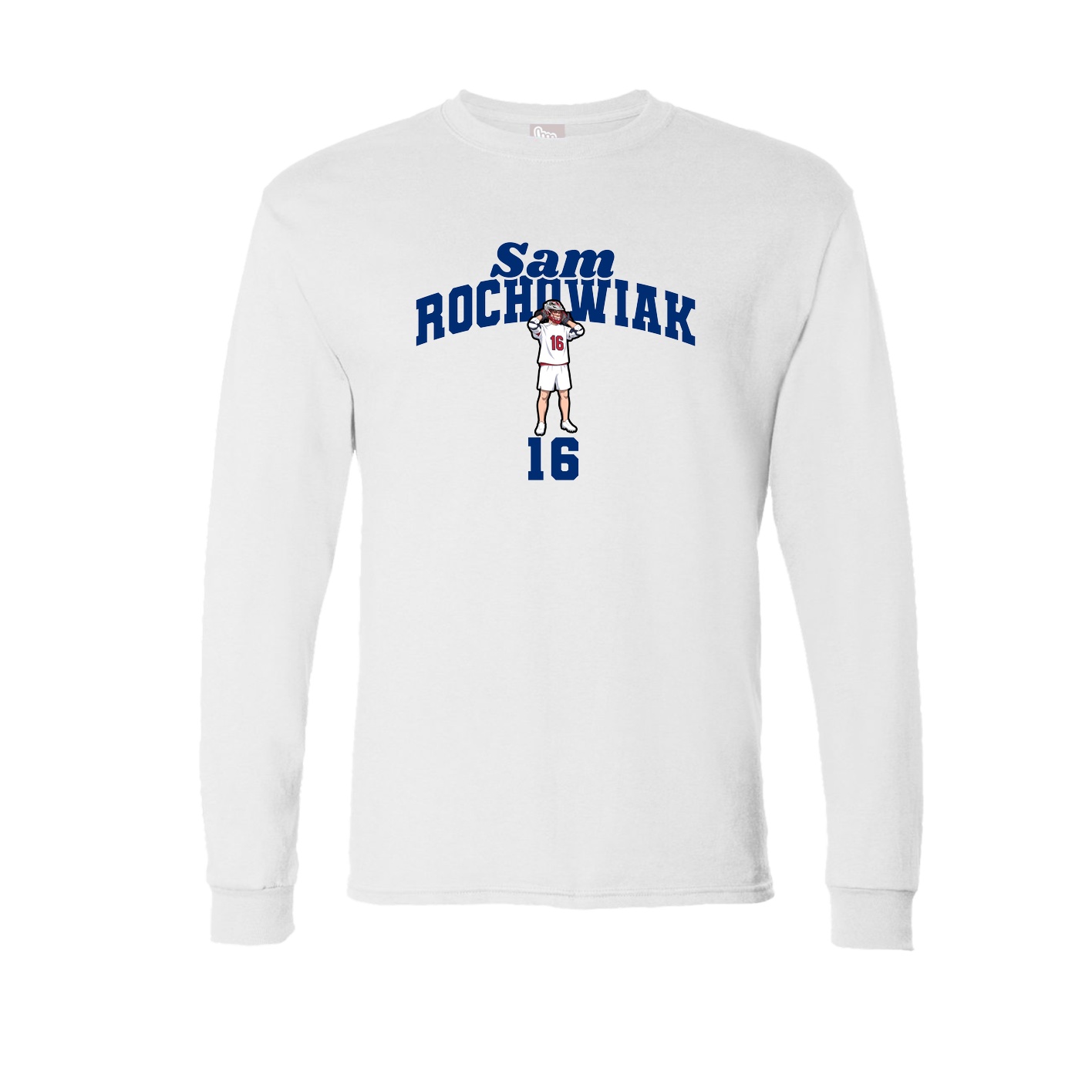Long Sleeve Tee — Signature Arch in White