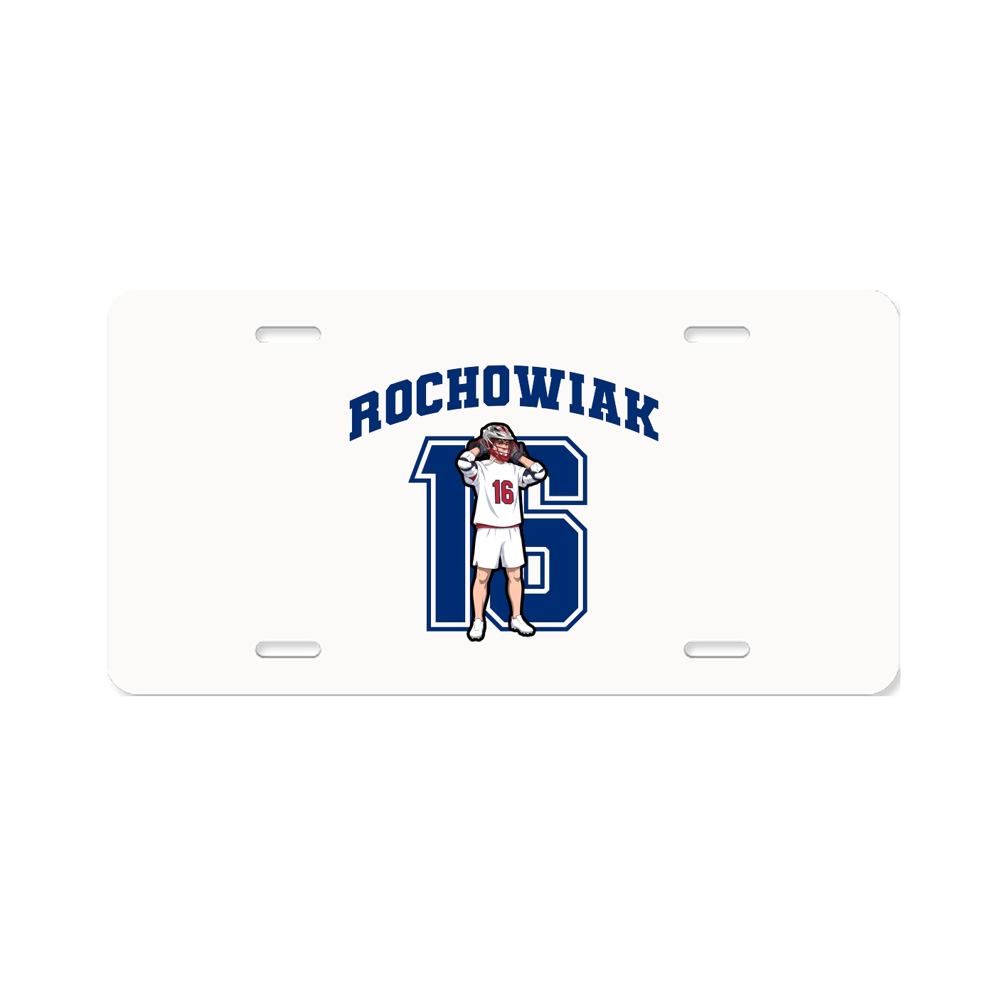 License Plate — Number in Classic