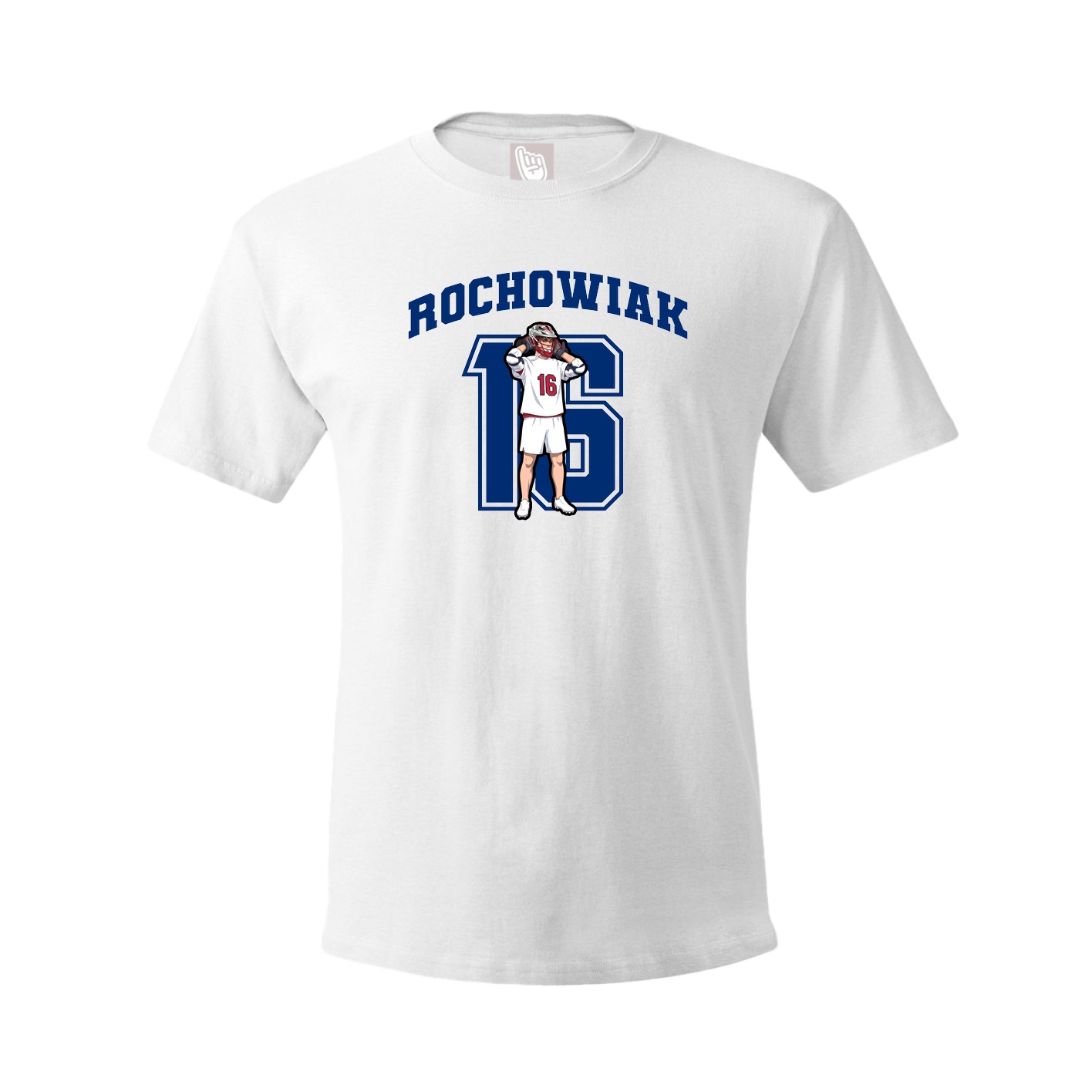 Youth Tee — Number in White