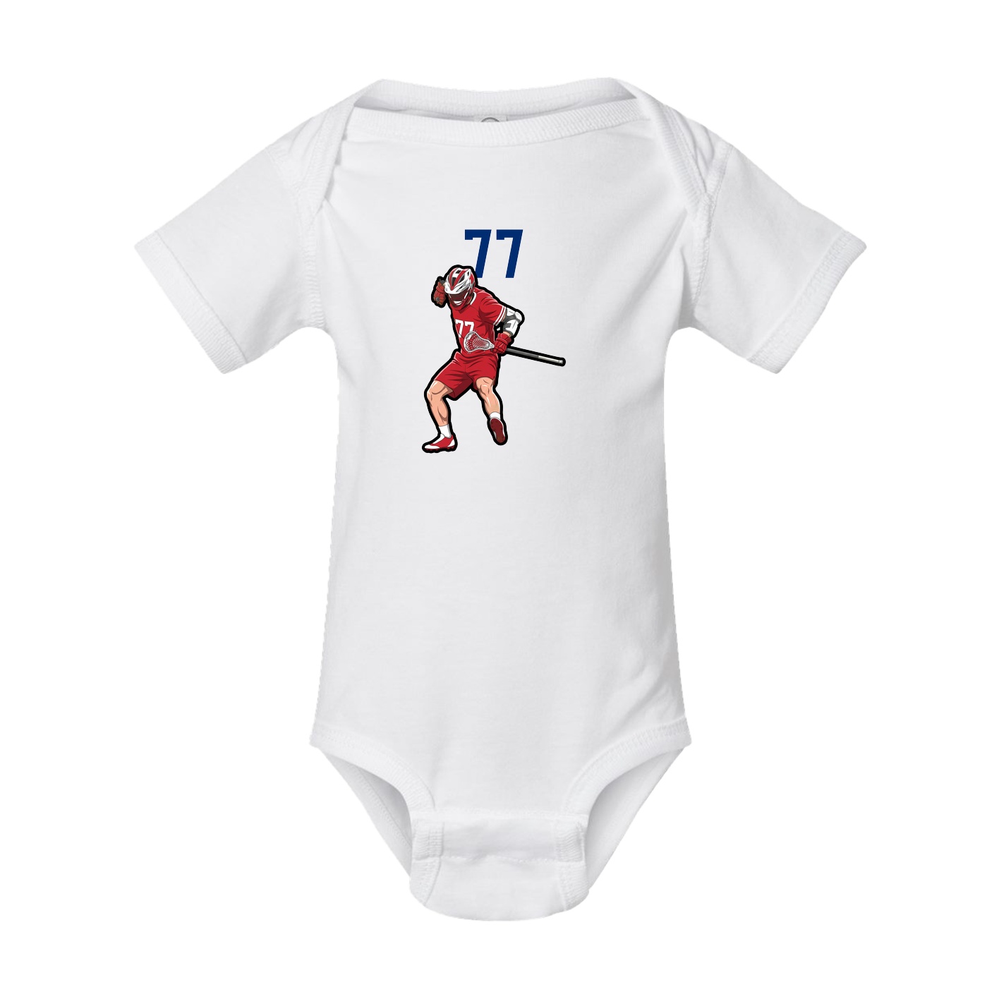 Baby Onesie — Number Top in White