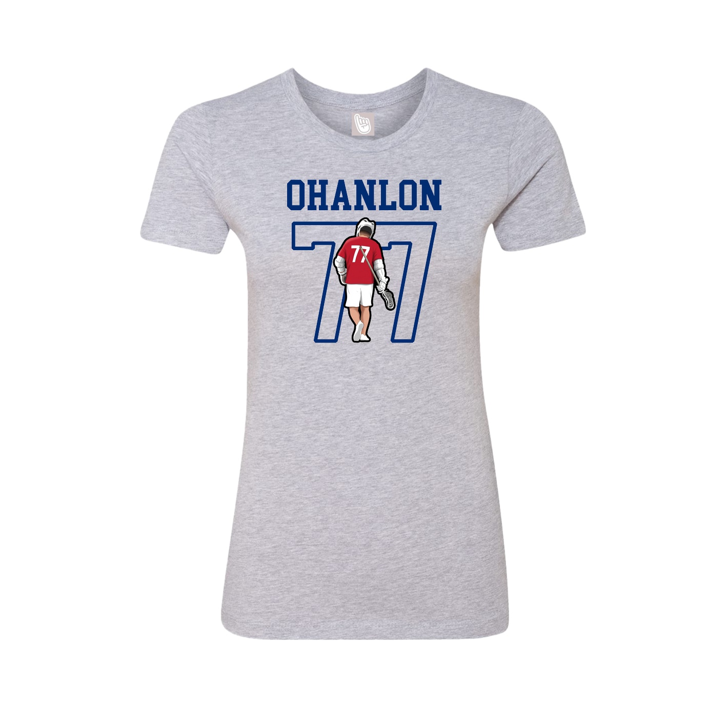 Fitted Women's Tee — Shirsey in Grey