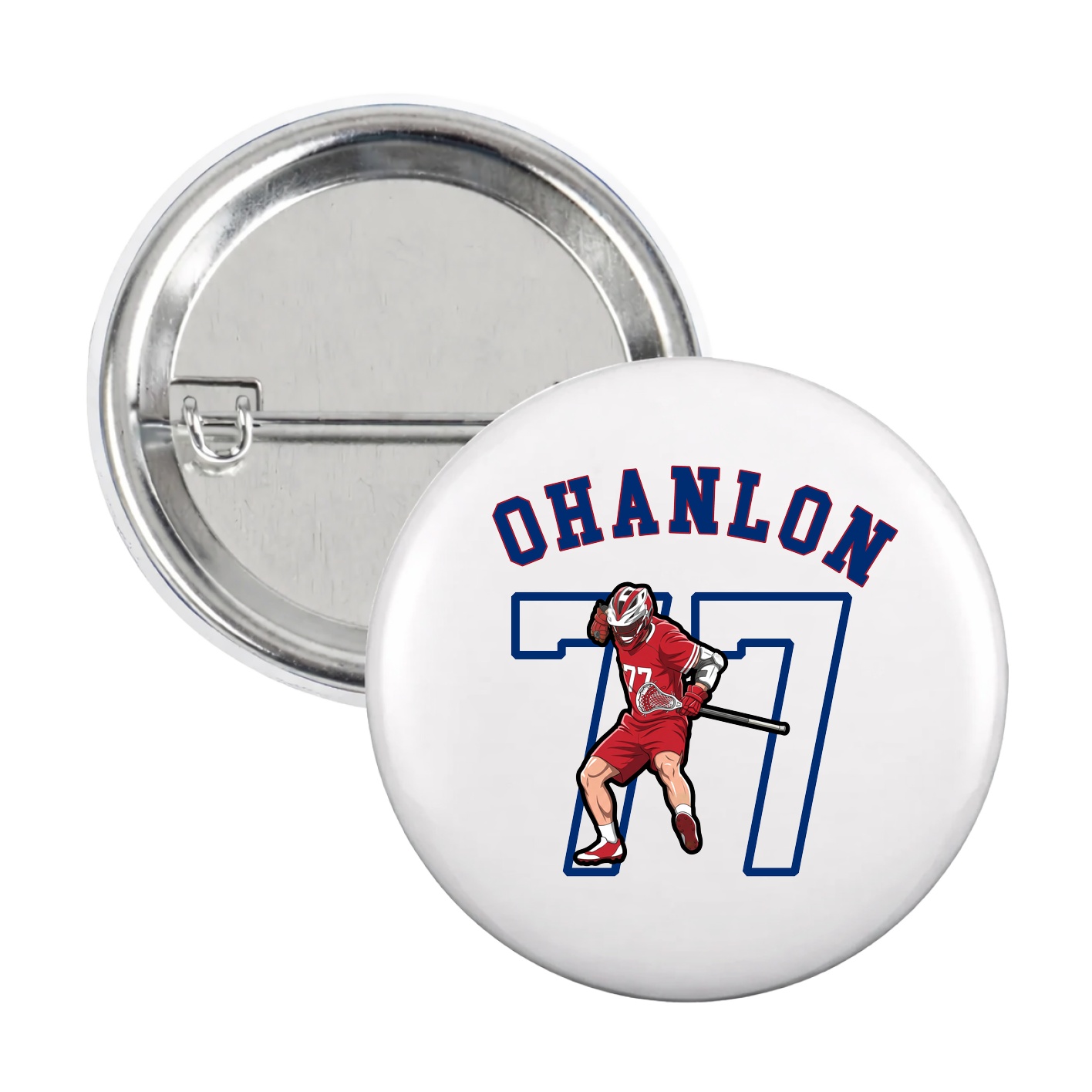 Game Day Button — Shirsey Arch in White