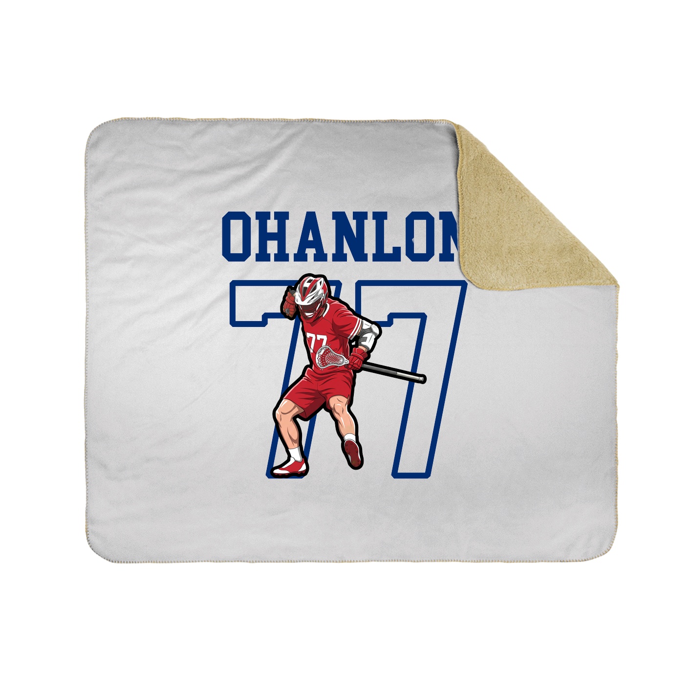 Throw Blanket — Shirsey in White