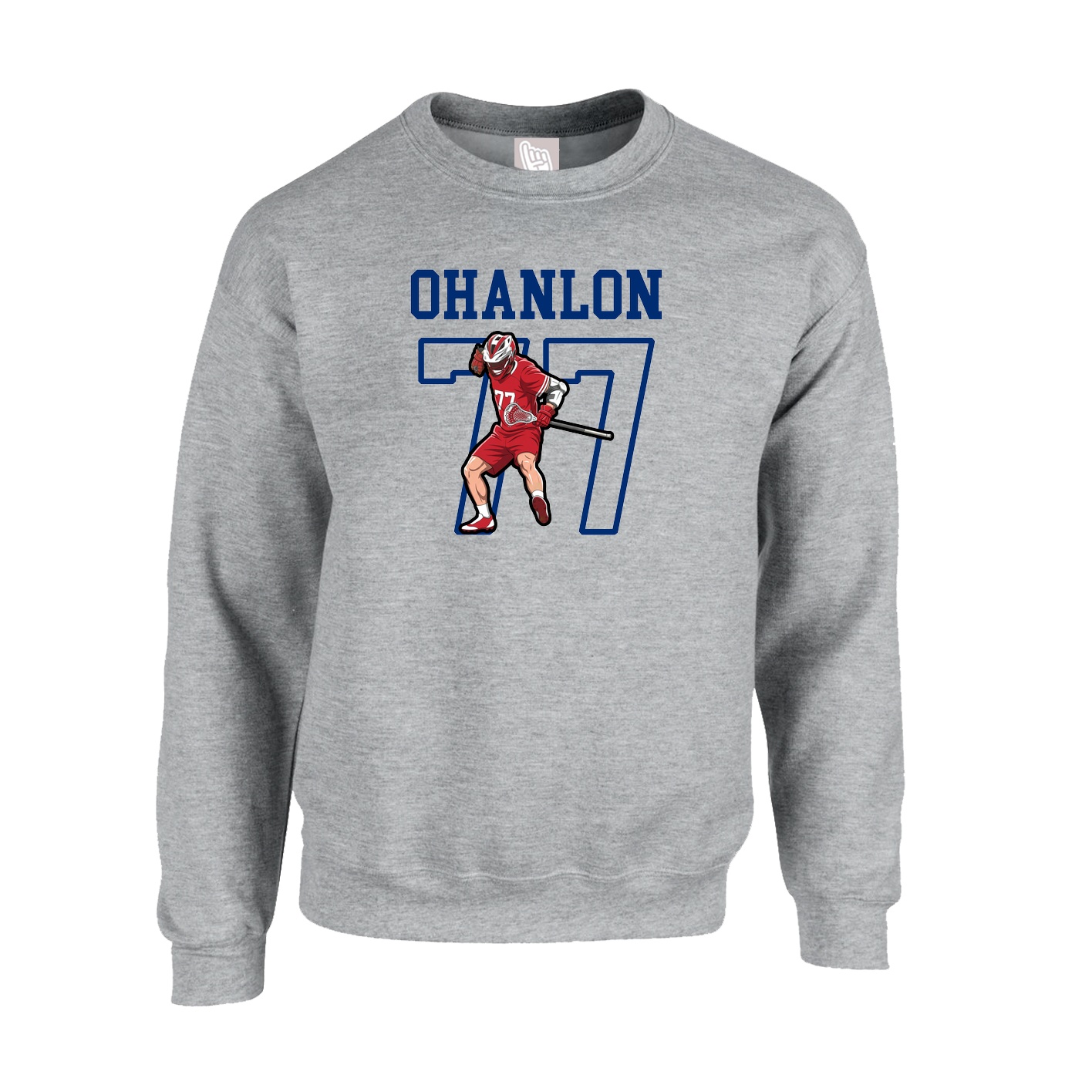 Fleece Crew — Shirsey in Grey