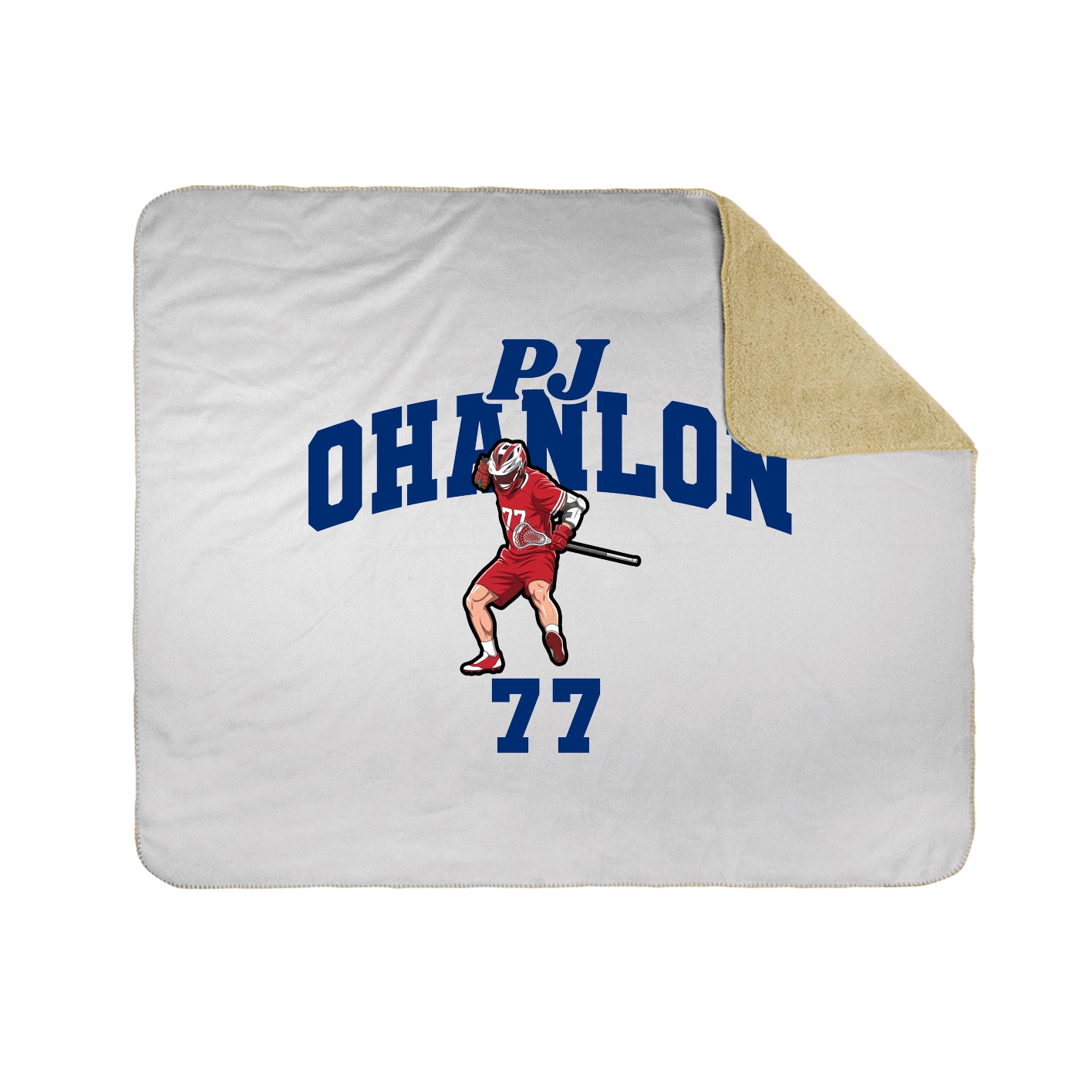 Throw Blanket — Signature Arch in White