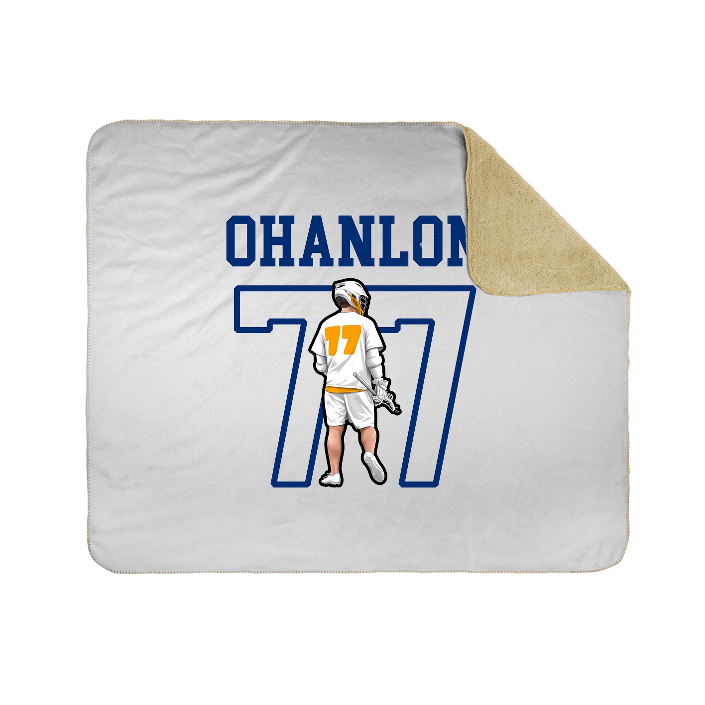 Throw Blanket — Shirsey in White