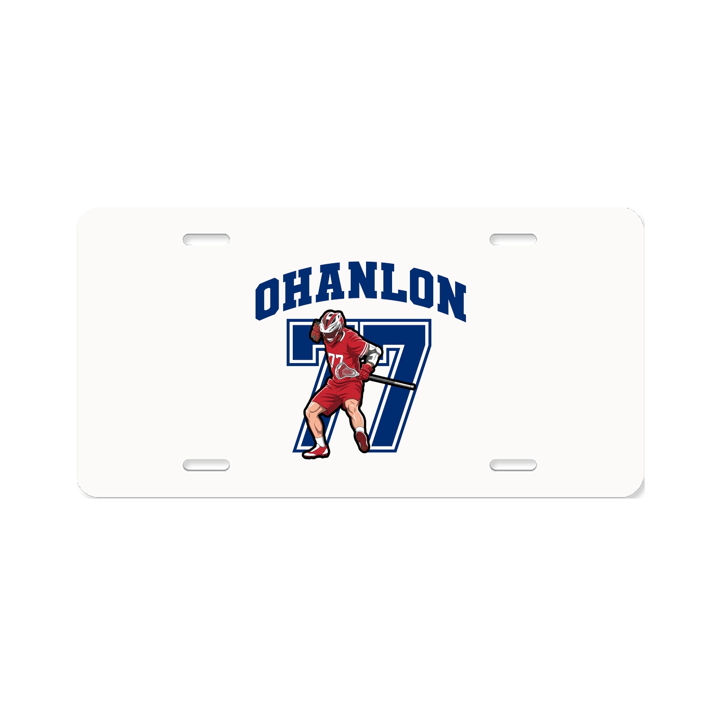License Plate — Number in Classic