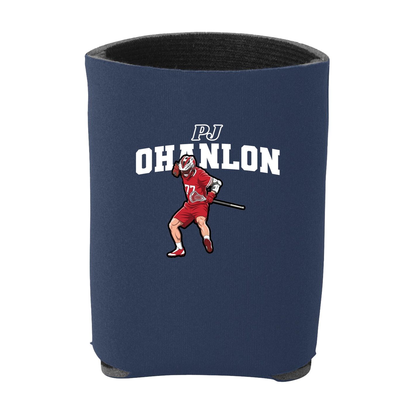 Can Holder — Name Arch in Navy