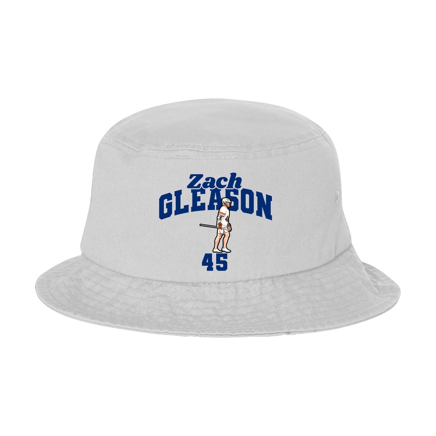 Bucket Cap — Signature Arch in White