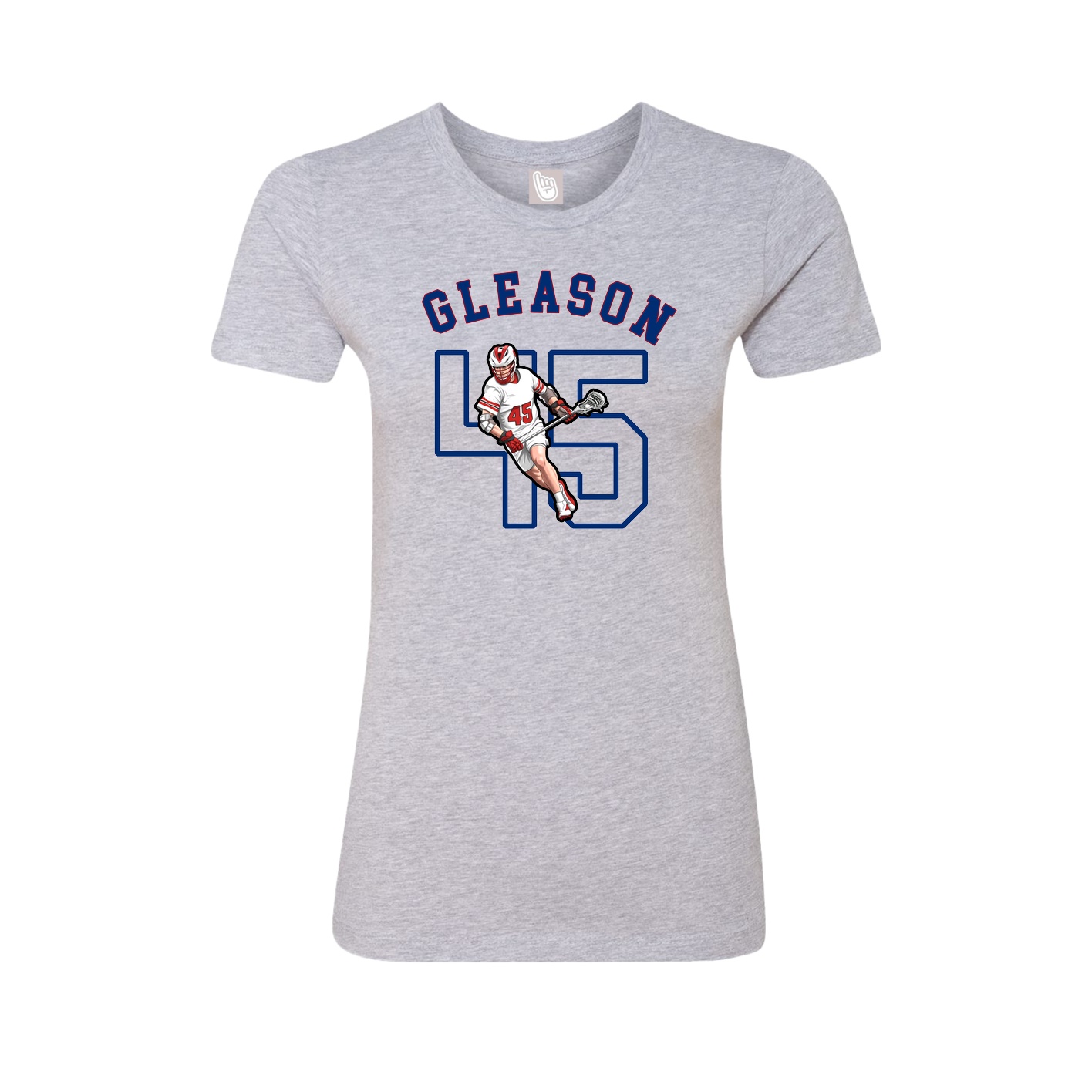 Fitted Women's Tee — Shirsey Arch in Grey