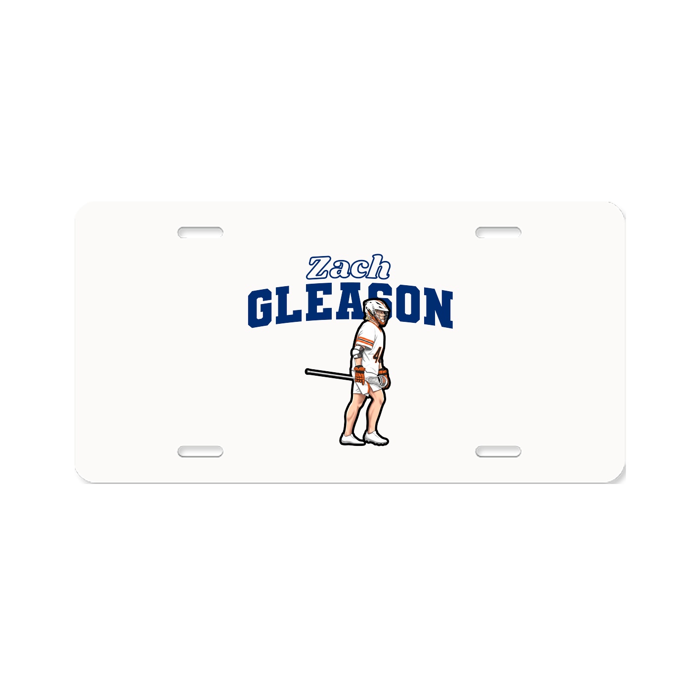 License Plate — Name Arch in Classic