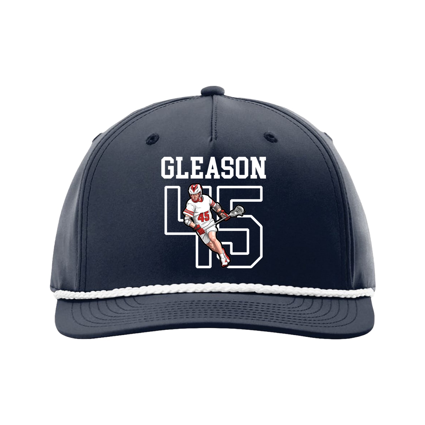 Five-Panel Classic Rope Cap — Shirsey in Navy