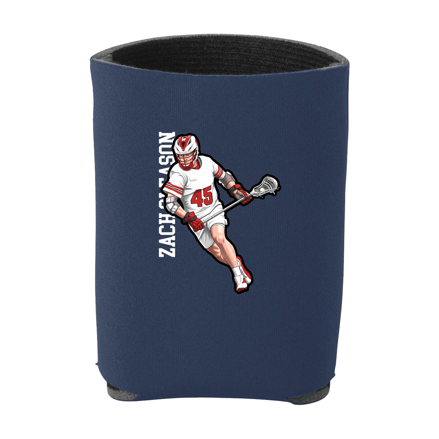 Can Holder — Name Vertical in Navy
